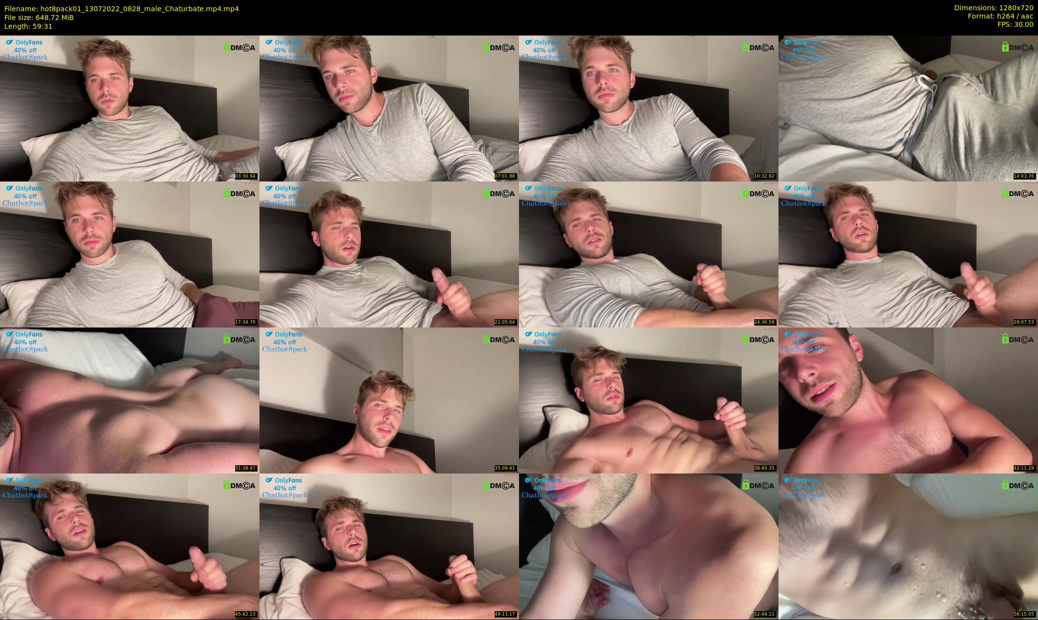 hot8pack01 — 60 minute Chaturbate male cam show recording, 720p, Jul 13, 2022