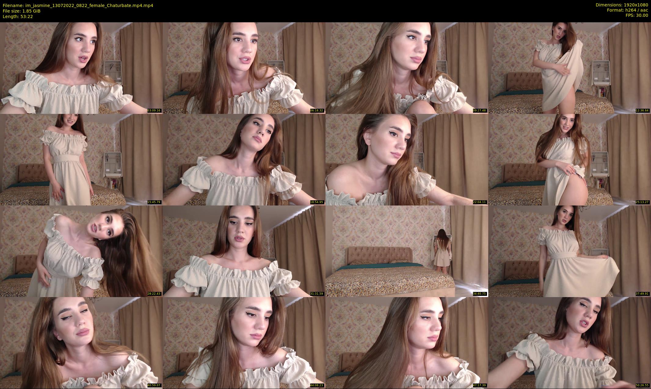 im_jasmine — 54 minute Chaturbate female cam show recording, 1080p, Jul 13, 2022