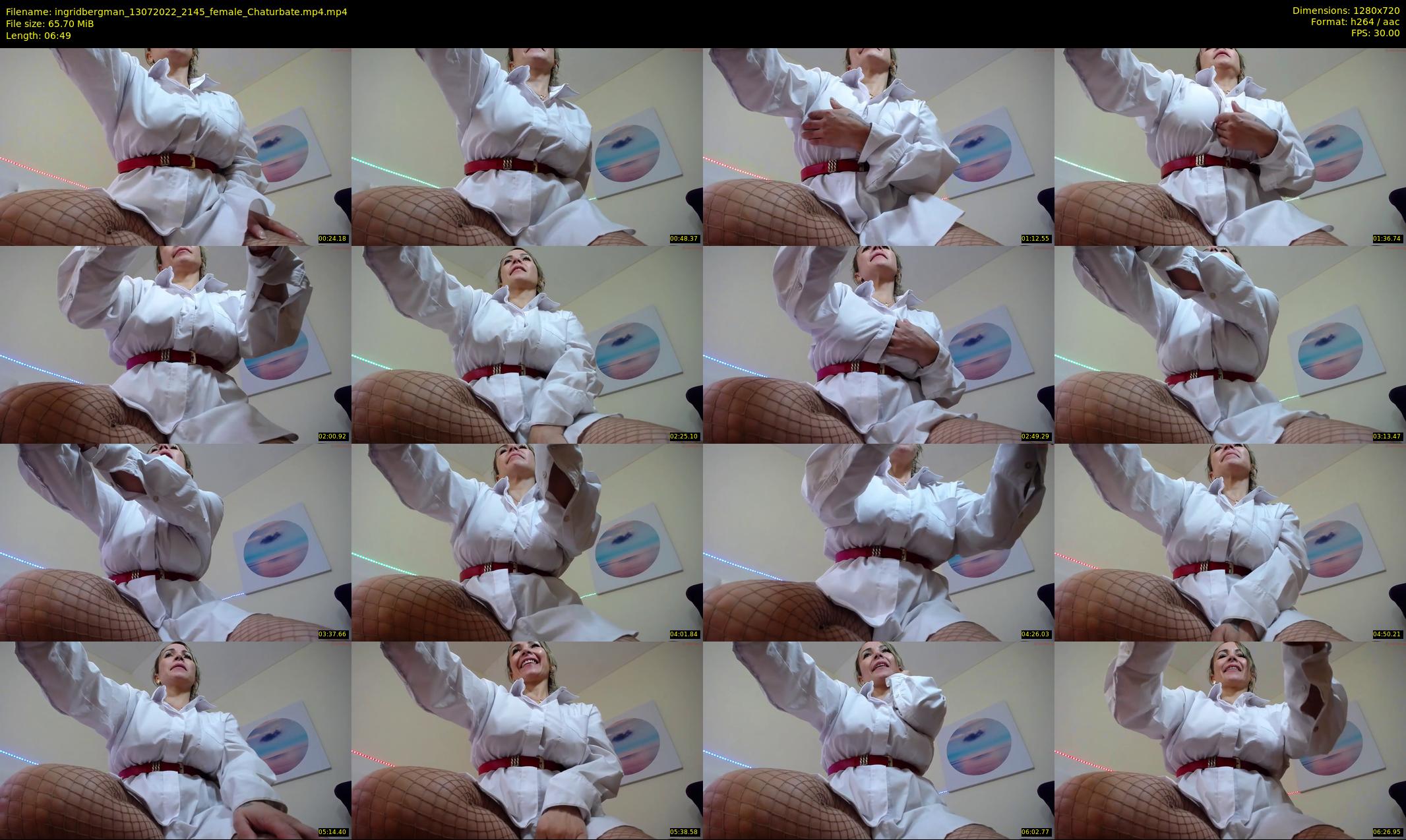ingridbergman — 7 minute Chaturbate female cam show recording, 720p, Jul 13, 2022