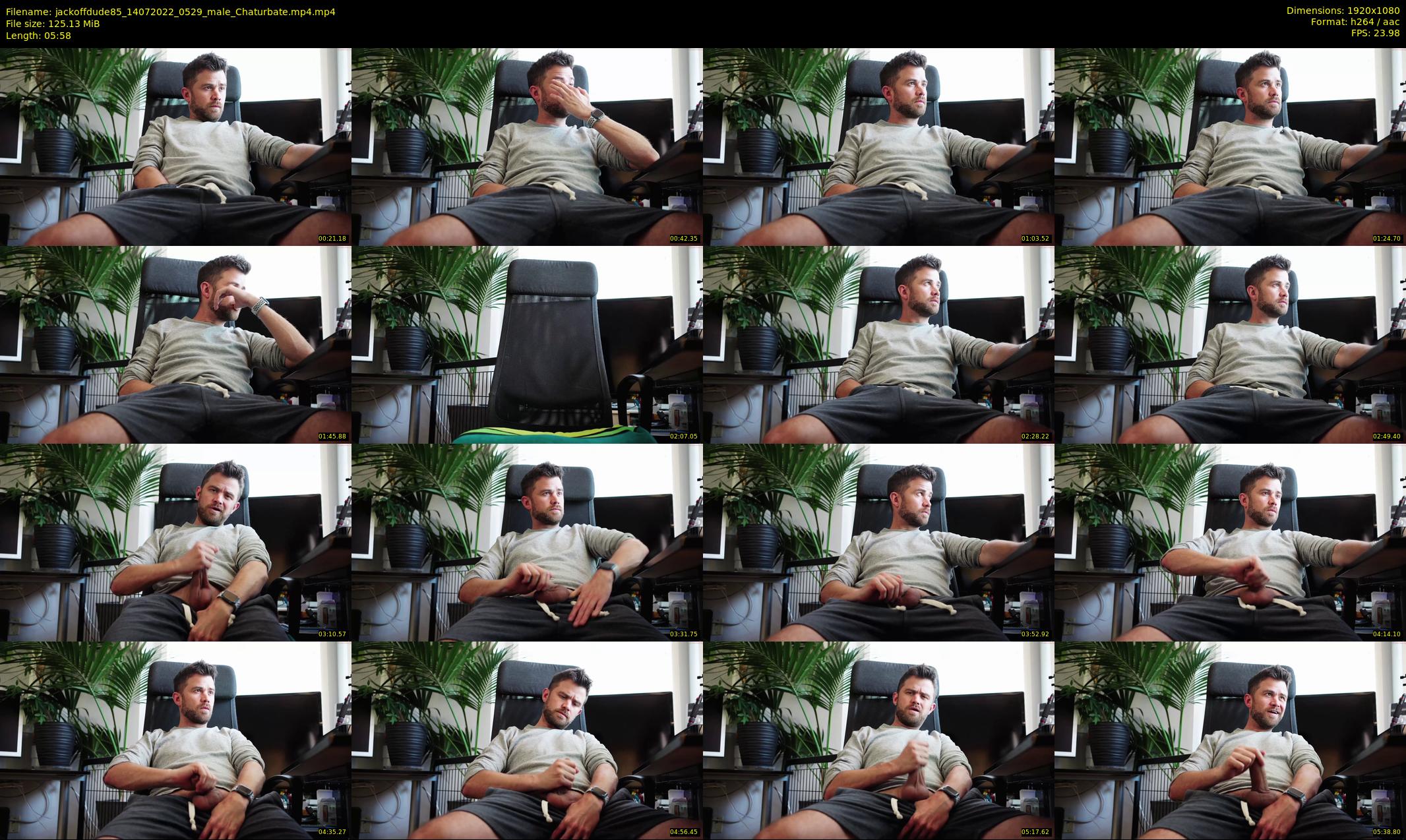 jackoffdude85 — 6 minute Chaturbate male cam show recording, 1080p, Jul 14, 2022