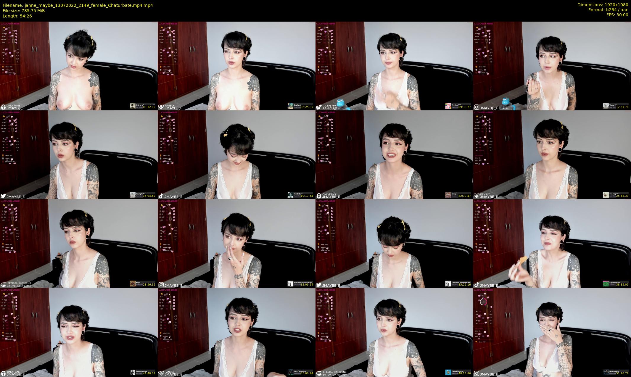 janne_maybe — 55 minute Chaturbate female cam show recording, 1080p, Jul 13, 2022