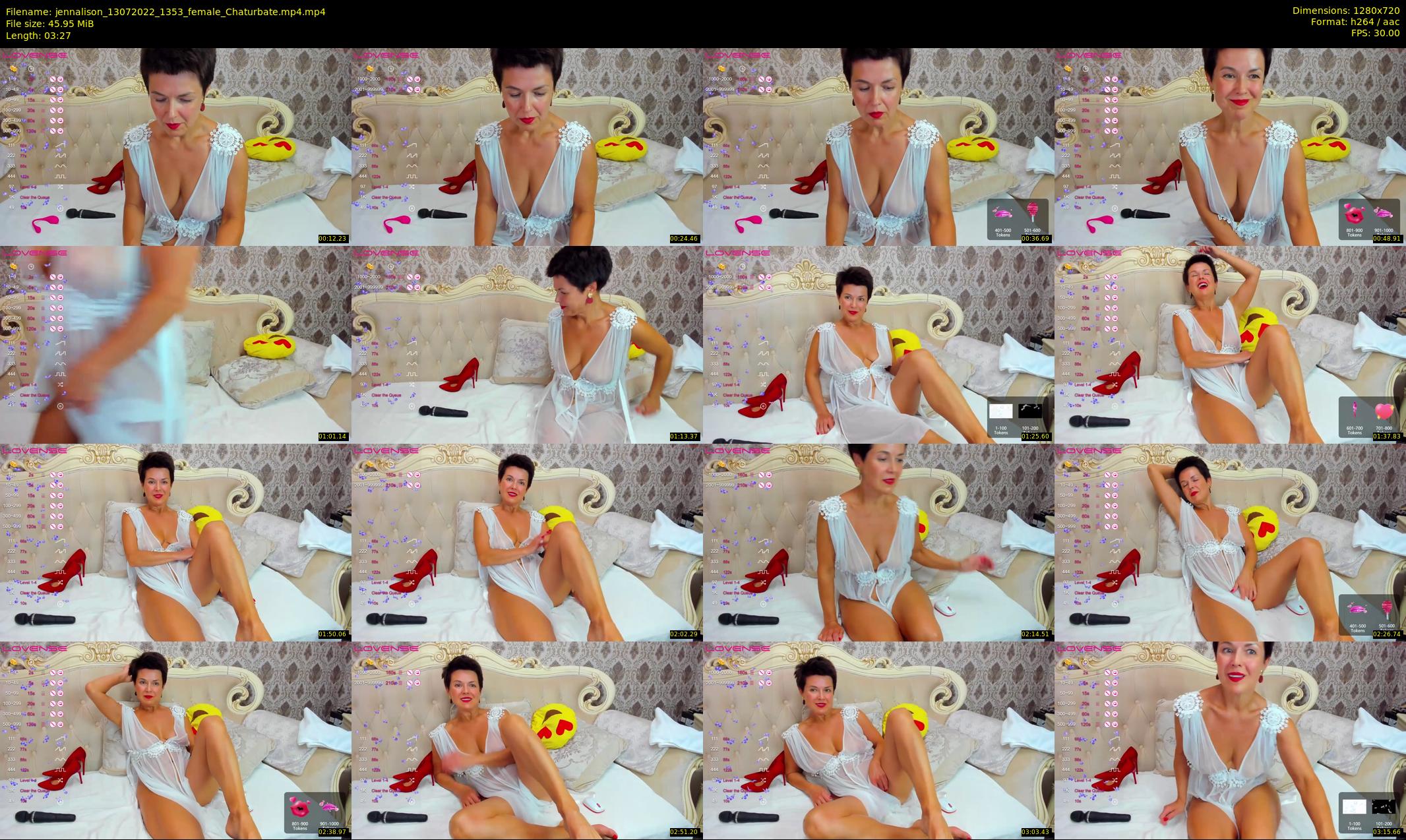 jennalison — 4 minute Chaturbate female cam show recording, 720p, Jul 13, 2022