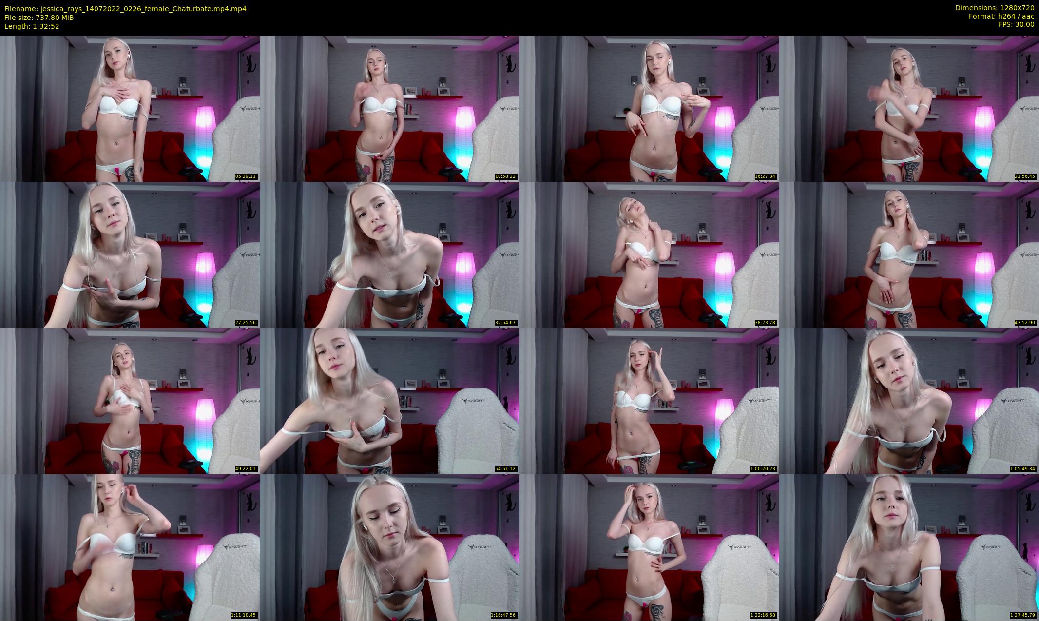 jessica_rays — 93 minute Chaturbate couple cam show recording, 720p, Jul 14, 2022