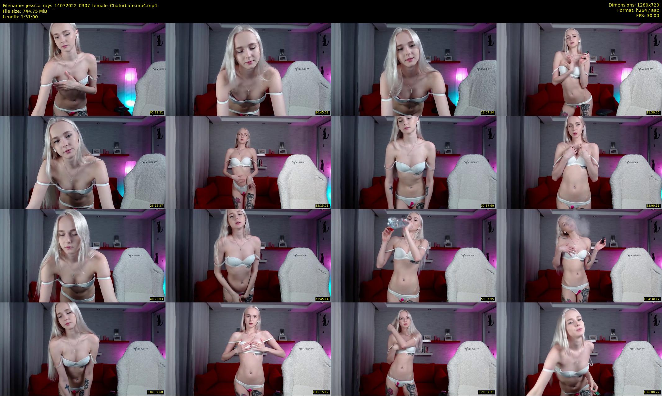 jessica_rays — 91 minute Chaturbate couple cam show recording, 720p, Jul 14, 2022