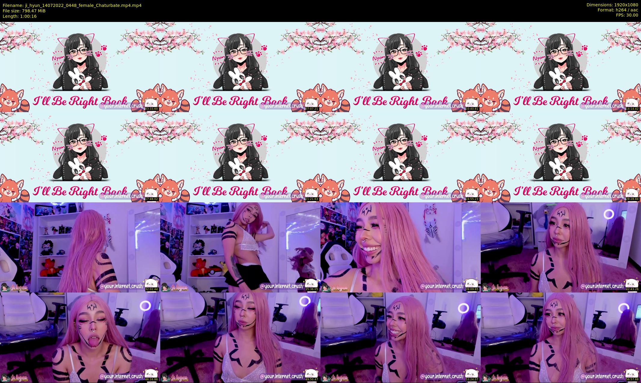 ji_hyun — 61 minute Chaturbate female cam show recording, 1080p, Jul 14, 2022