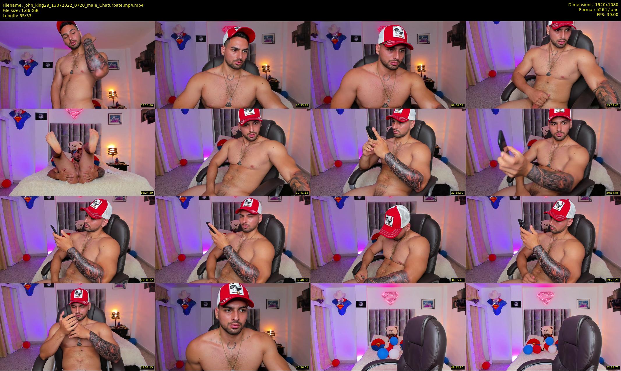 john_king29 — 56 minute Chaturbate male cam show recording, 1080p, Jul 13, 2022