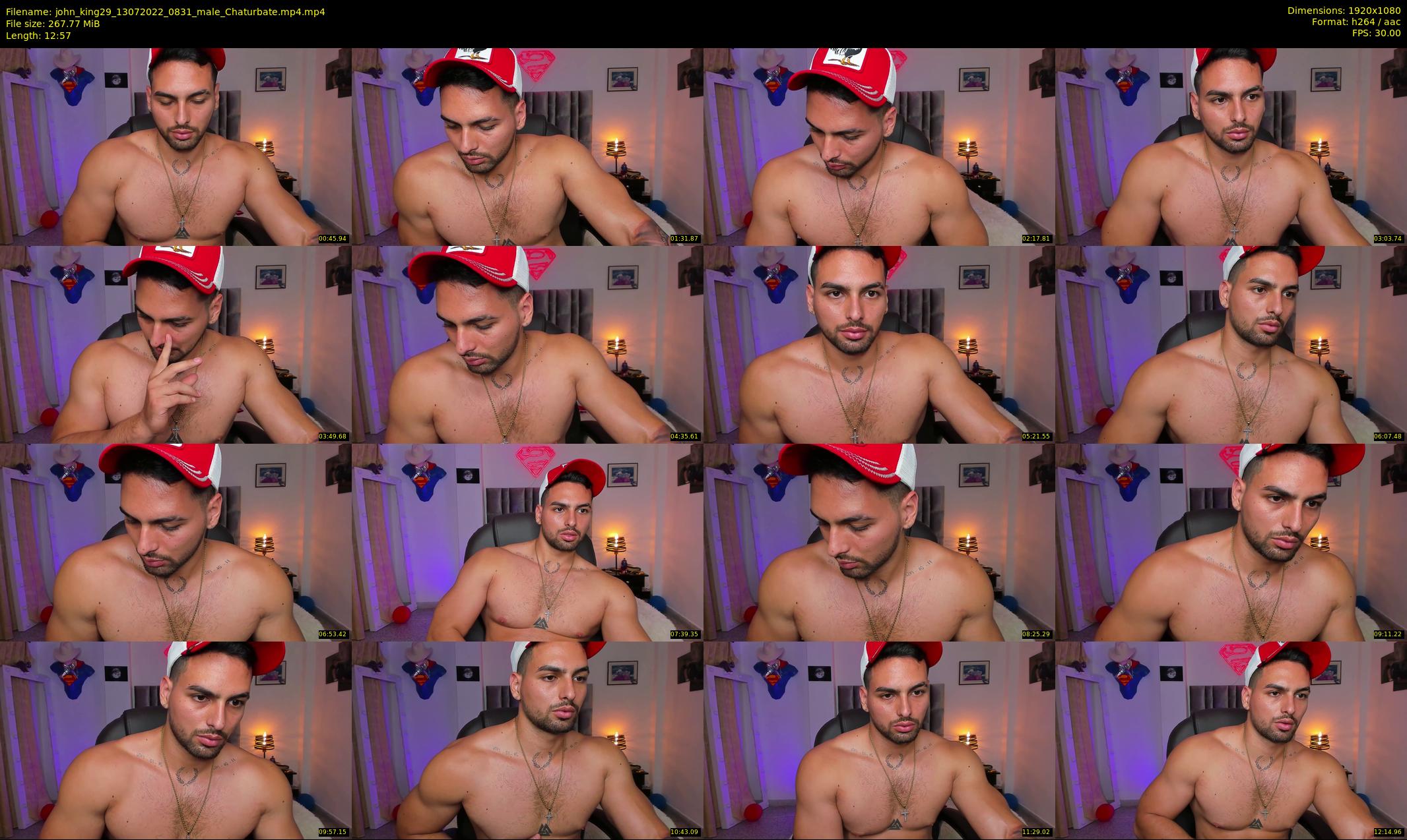 john_king29 — 13 minute Chaturbate male cam show recording, 1080p, Jul 13, 2022
