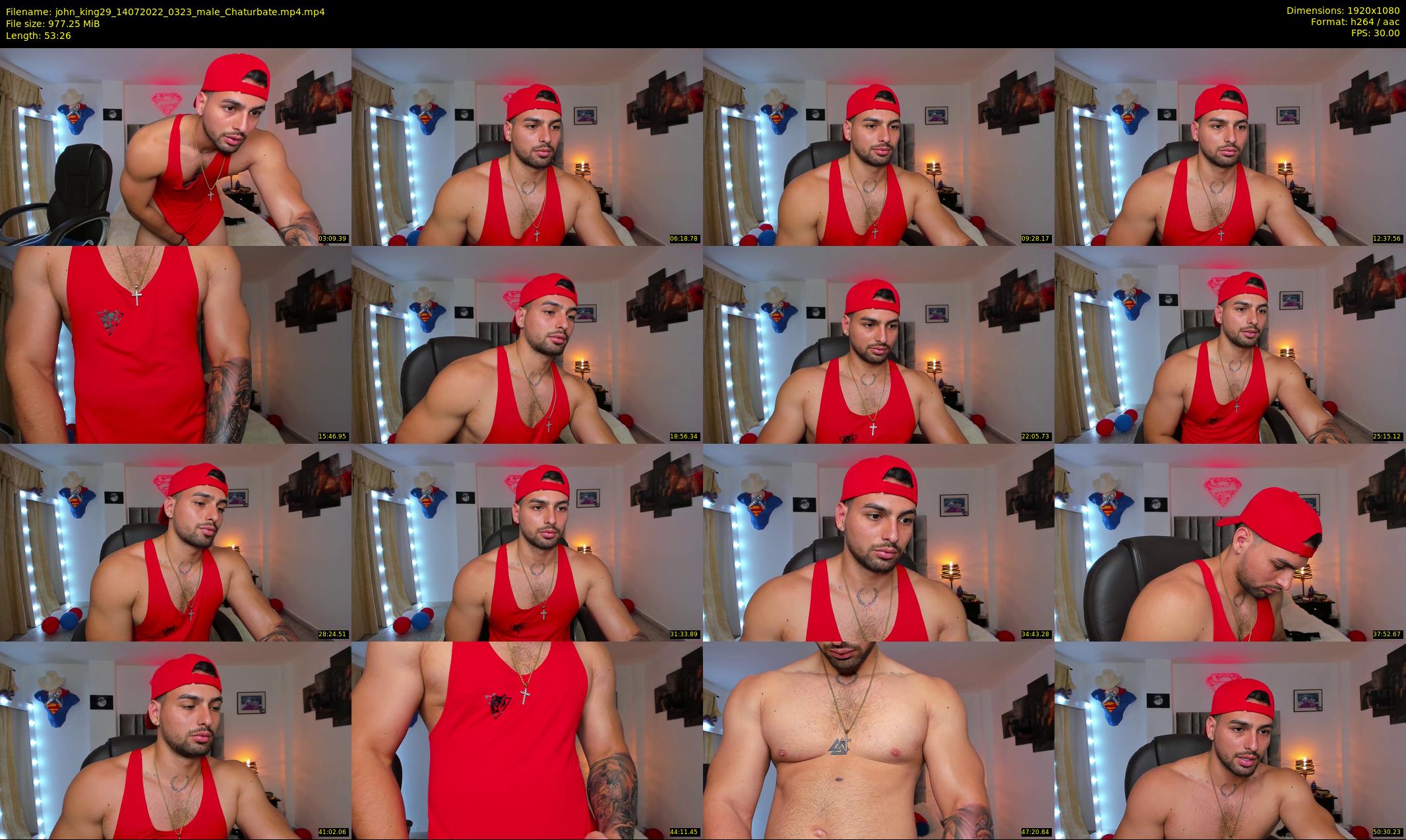 john_king29 — 54 minute Chaturbate male cam show recording, 1080p, Jul 14, 2022