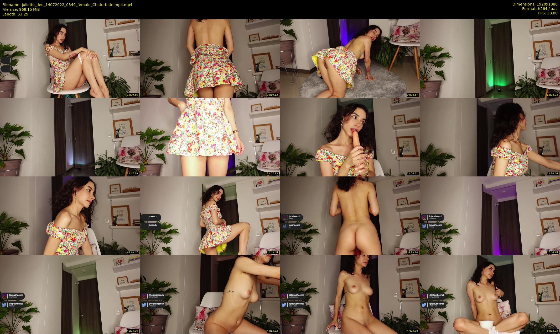 juliette_dee — 54 minute Chaturbate female cam show recording, 1080p, Jul 14, 2022
