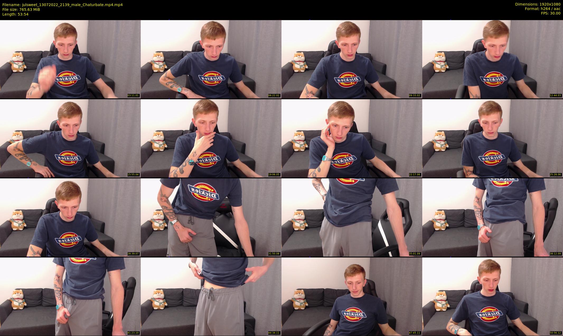 julsweet — 54 minute Chaturbate male cam show recording, 1080p, Jul 13, 2022
