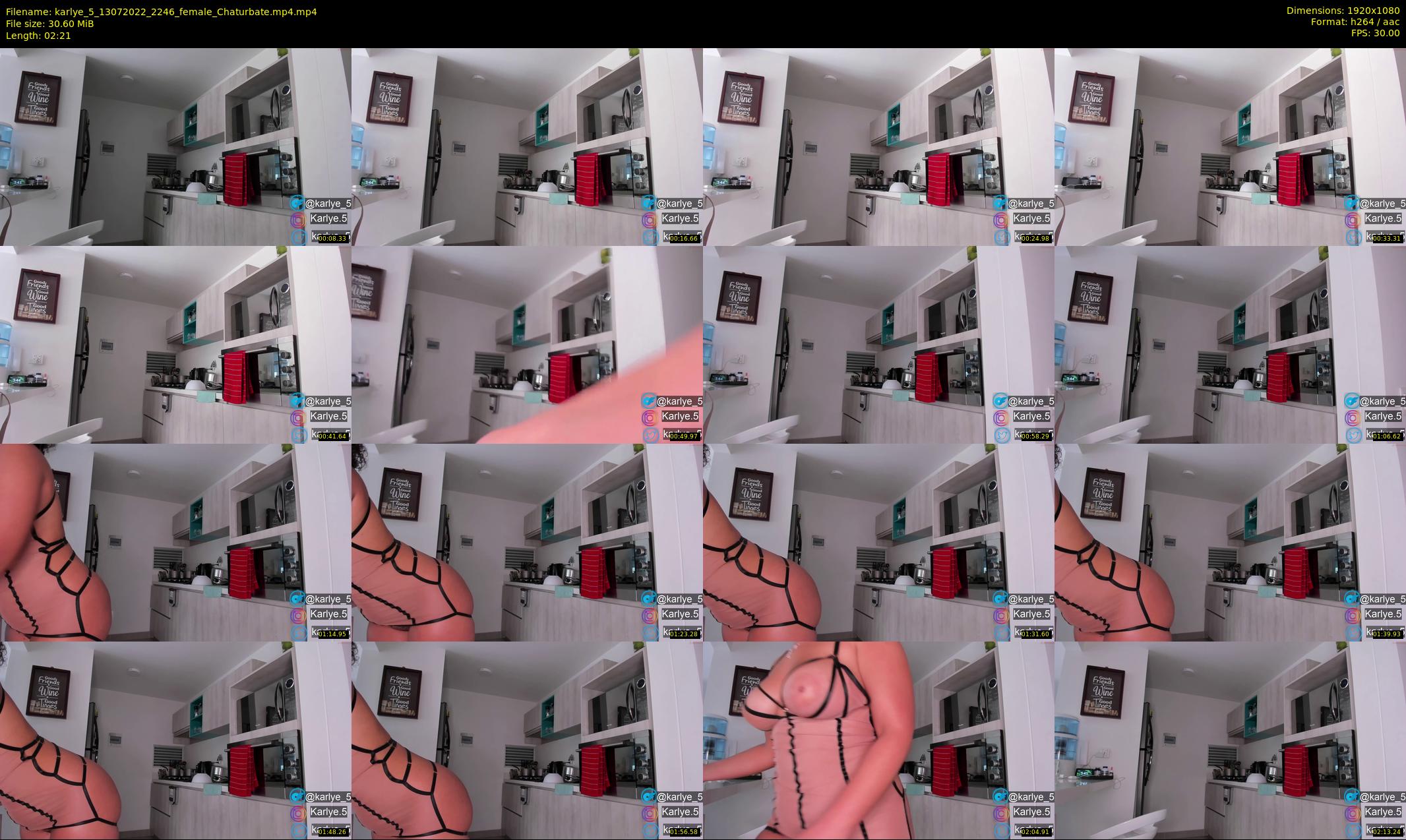 karlye_5 — 3 minute Chaturbate female cam show recording, 1080p, Jul 13, 2022