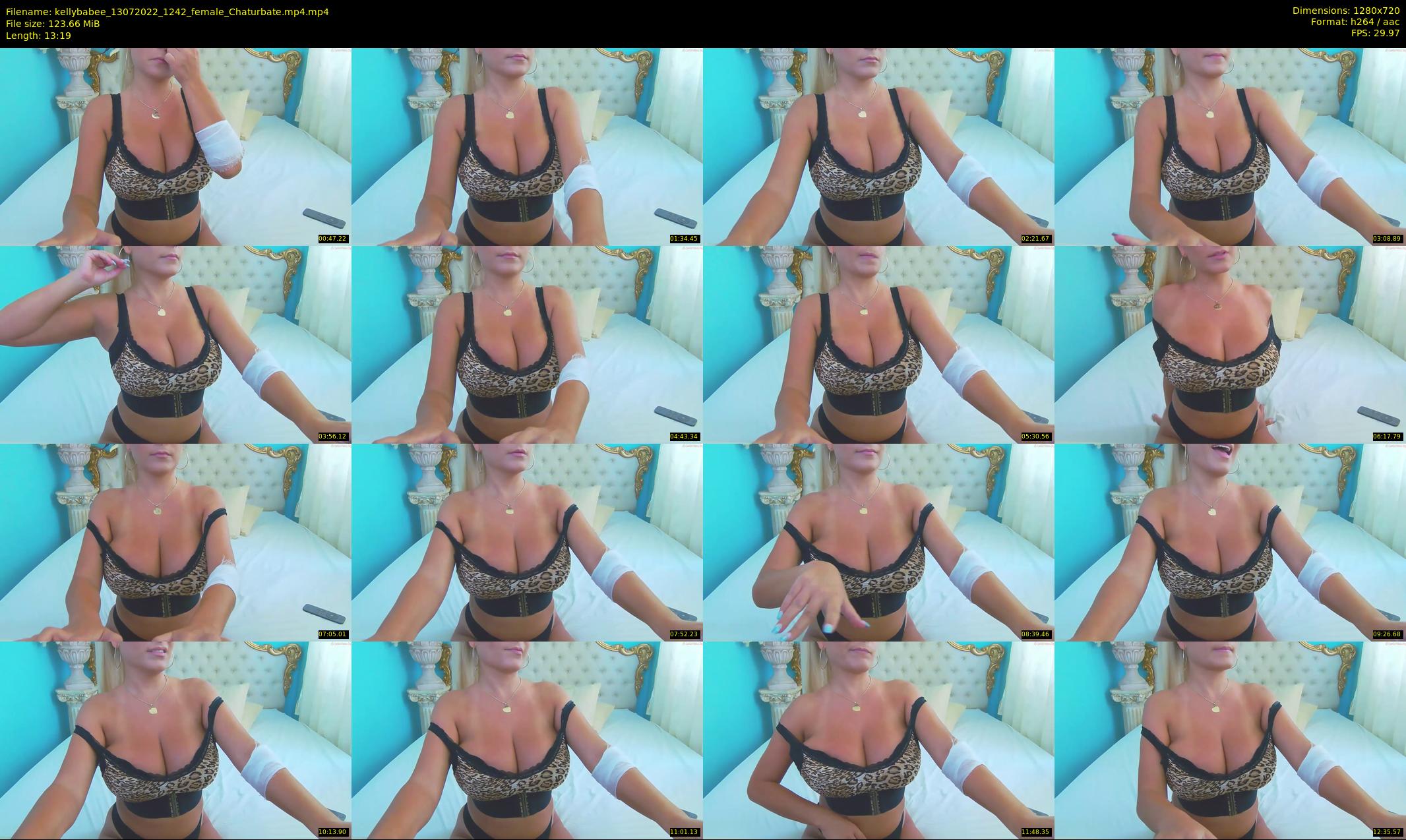 kellybabee — 14 minute Chaturbate female cam show recording, 720p, Jul 13, 2022