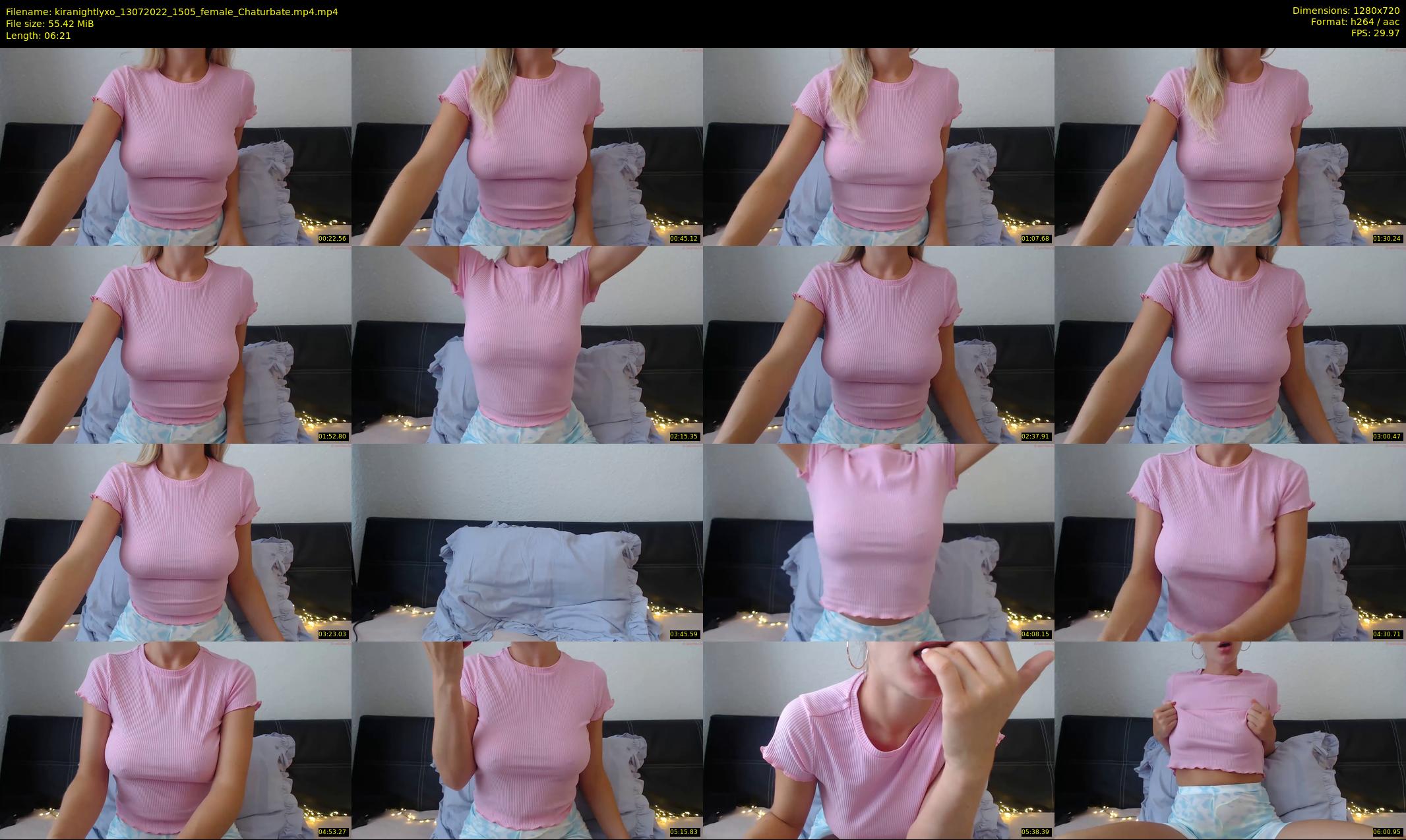 kiranightlyxo — 7 minute Chaturbate female cam show recording, 720p, Jul 13, 2022