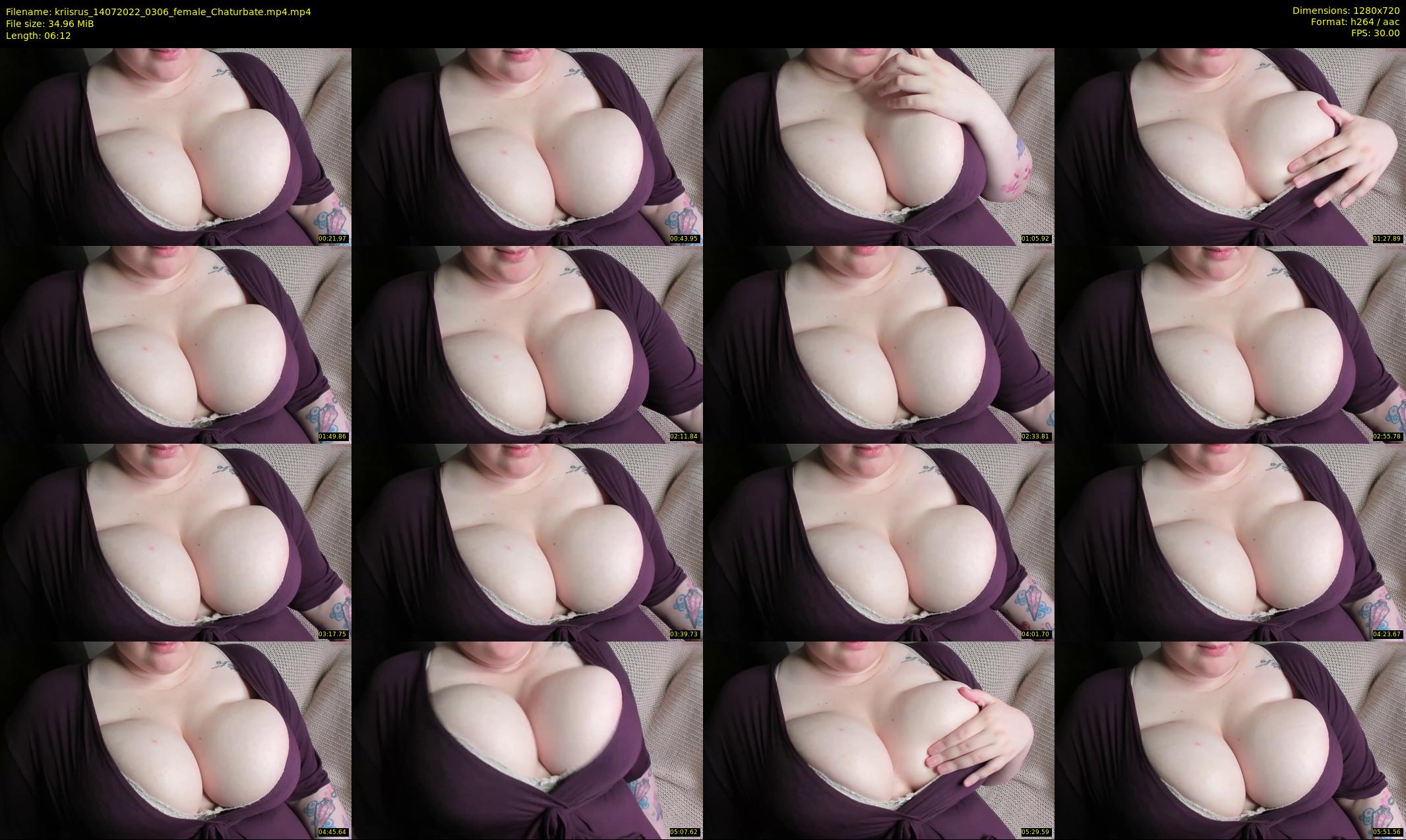 kriisrus — 7 minute Chaturbate female cam show recording, 720p, Jul 14, 2022