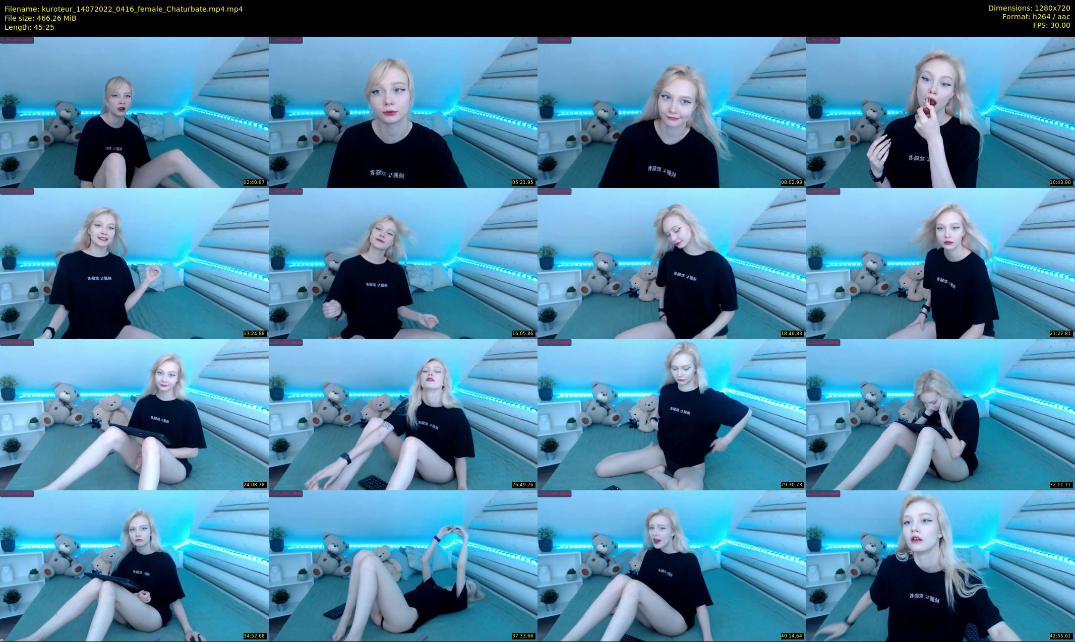 kuroteur — 46 minute Chaturbate couple cam show recording, 720p, Jul 14, 2022