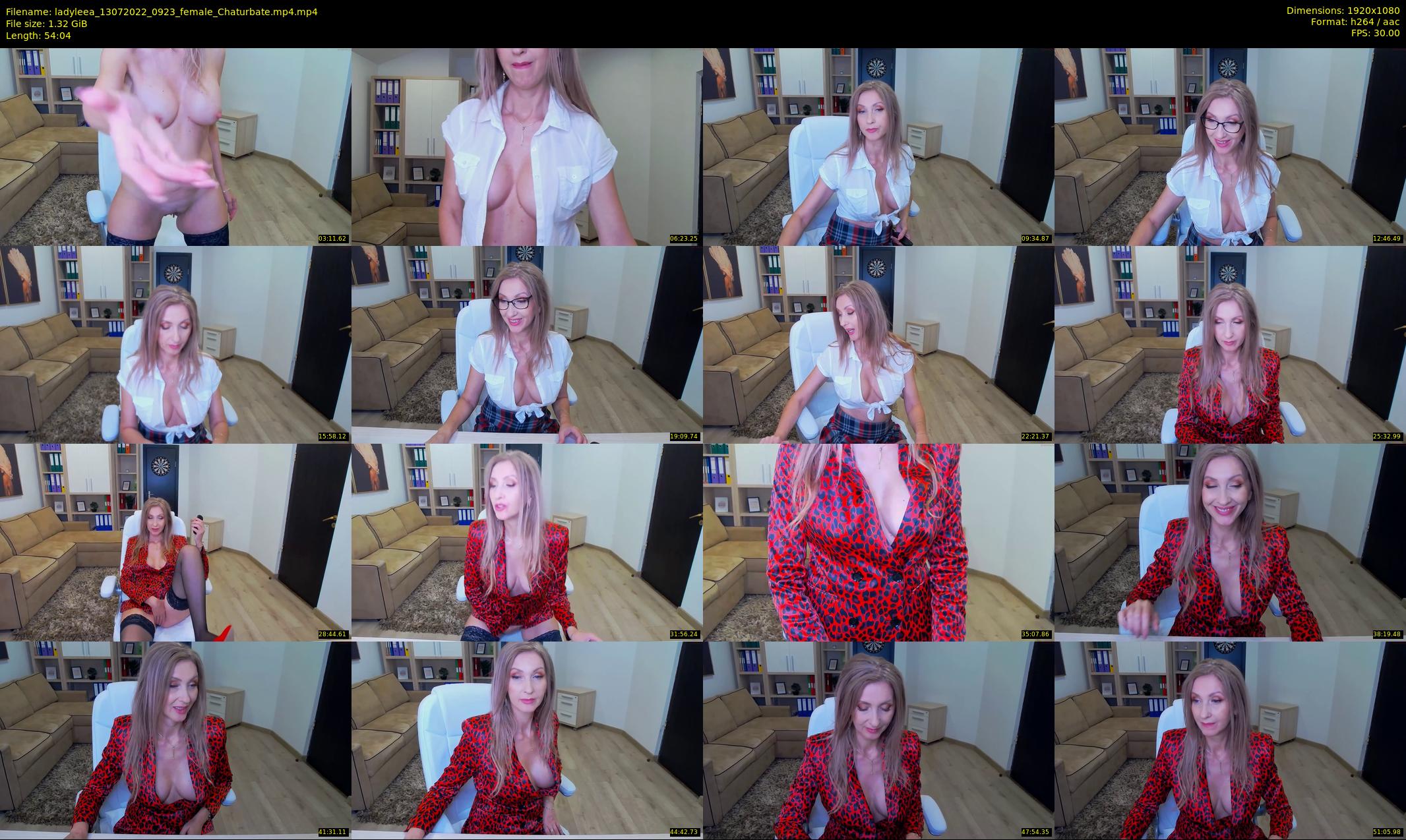 ladyleea — 55 minute Chaturbate female cam show recording, 1080p, Jul 13, 2022