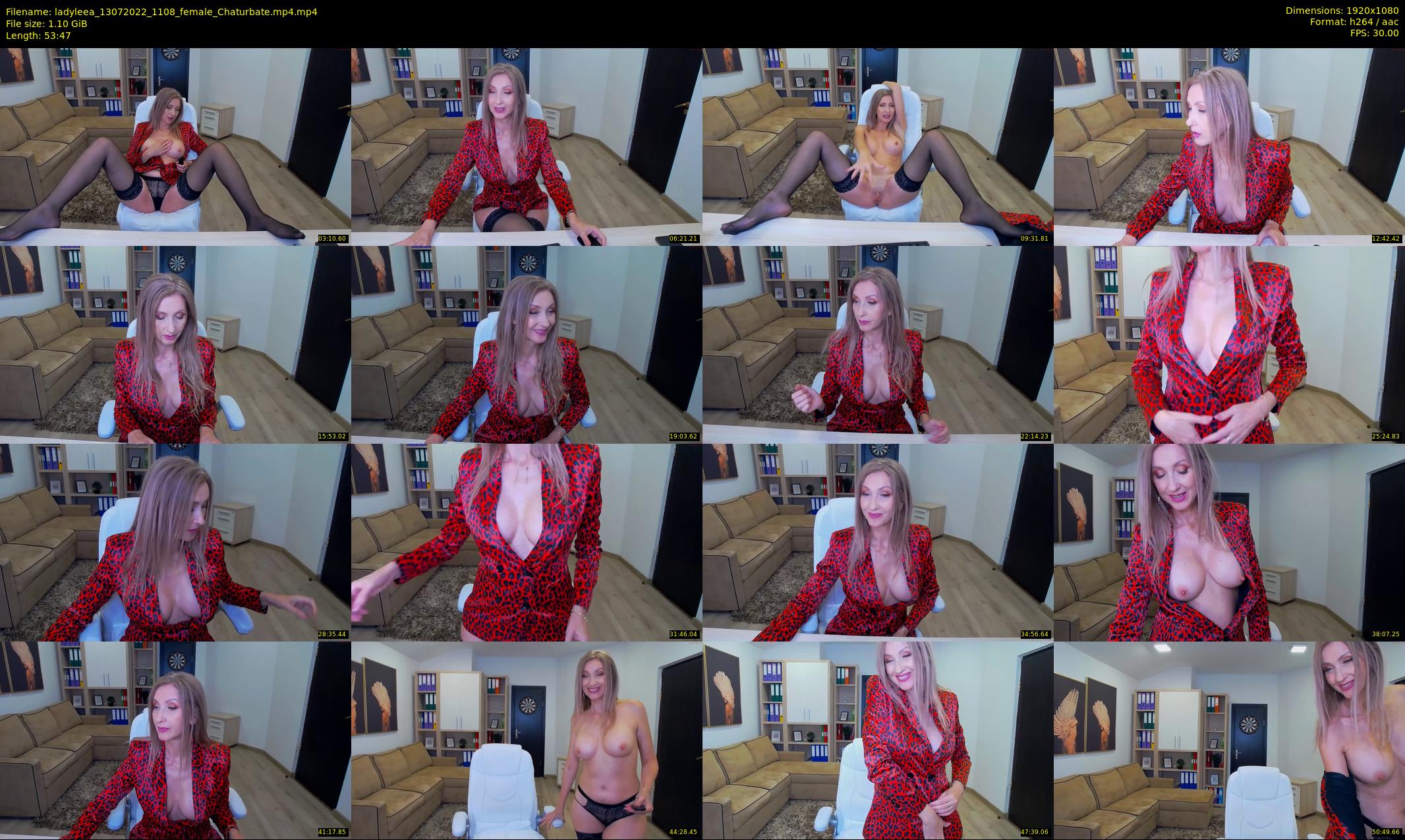ladyleea — 54 minute Chaturbate female cam show recording, 1080p, Jul 13, 2022