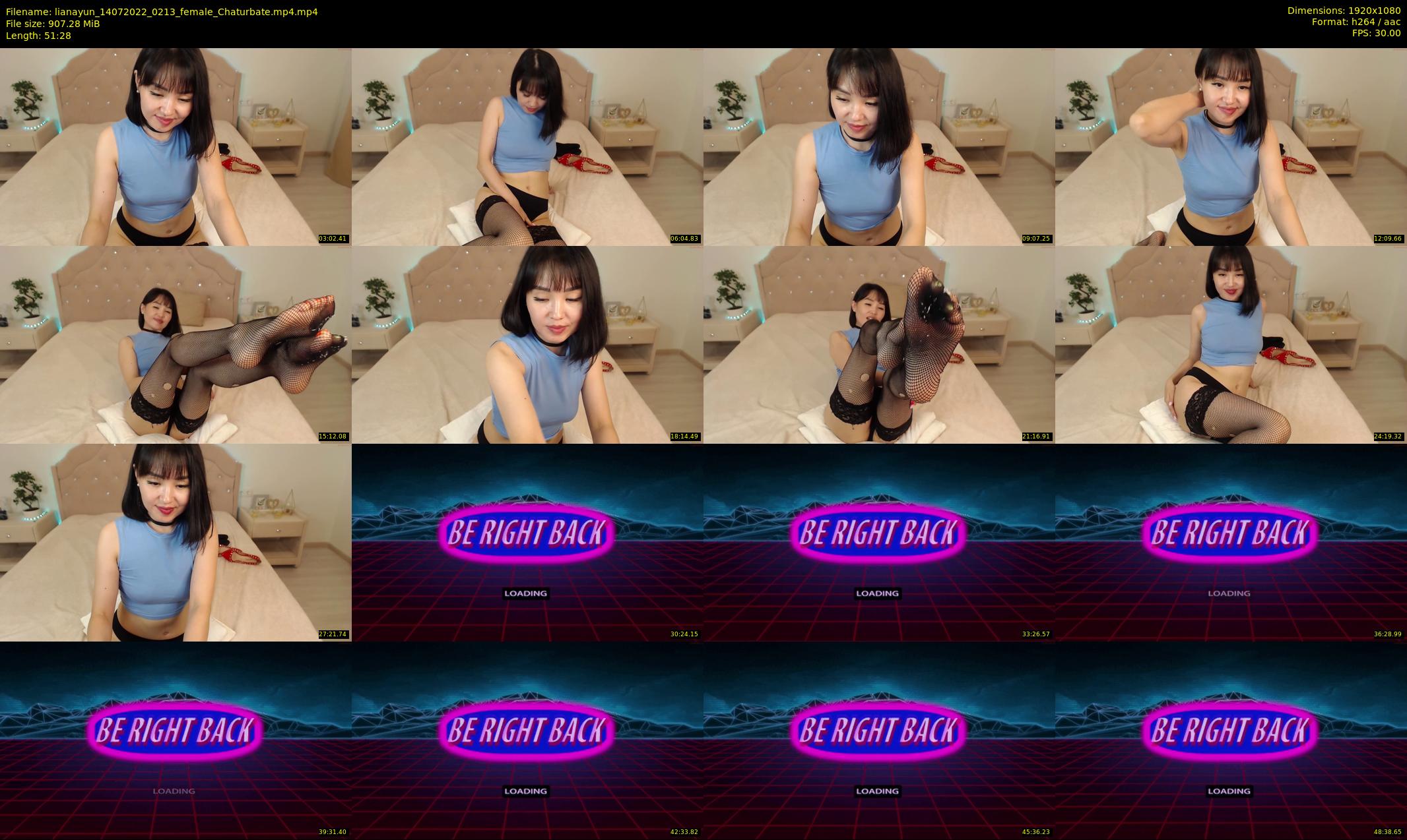 lianayun — 52 minute Chaturbate female cam show recording, 1080p, Jul 14, 2022