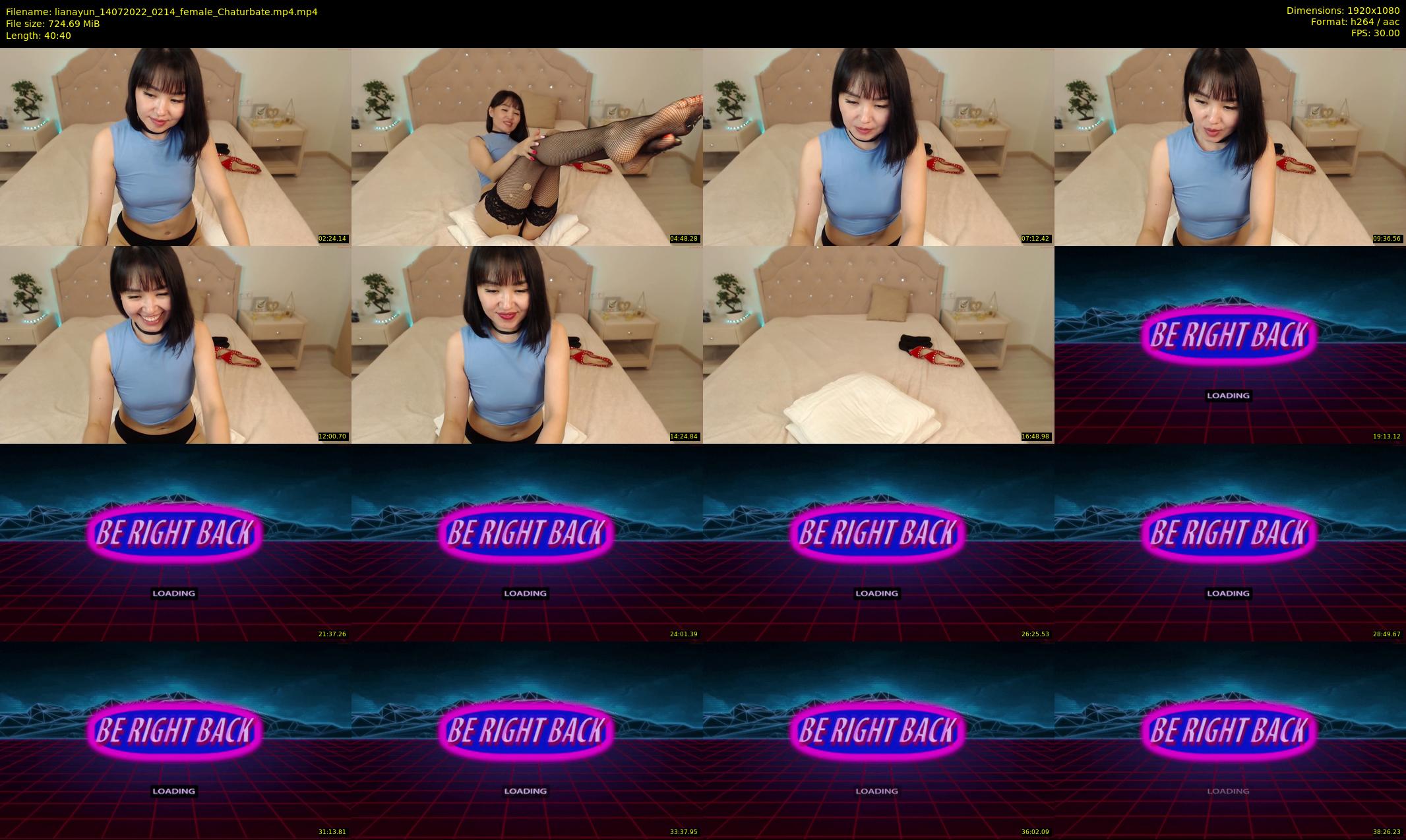 lianayun — 41 minute Chaturbate female cam show recording, 1080p, Jul 14, 2022