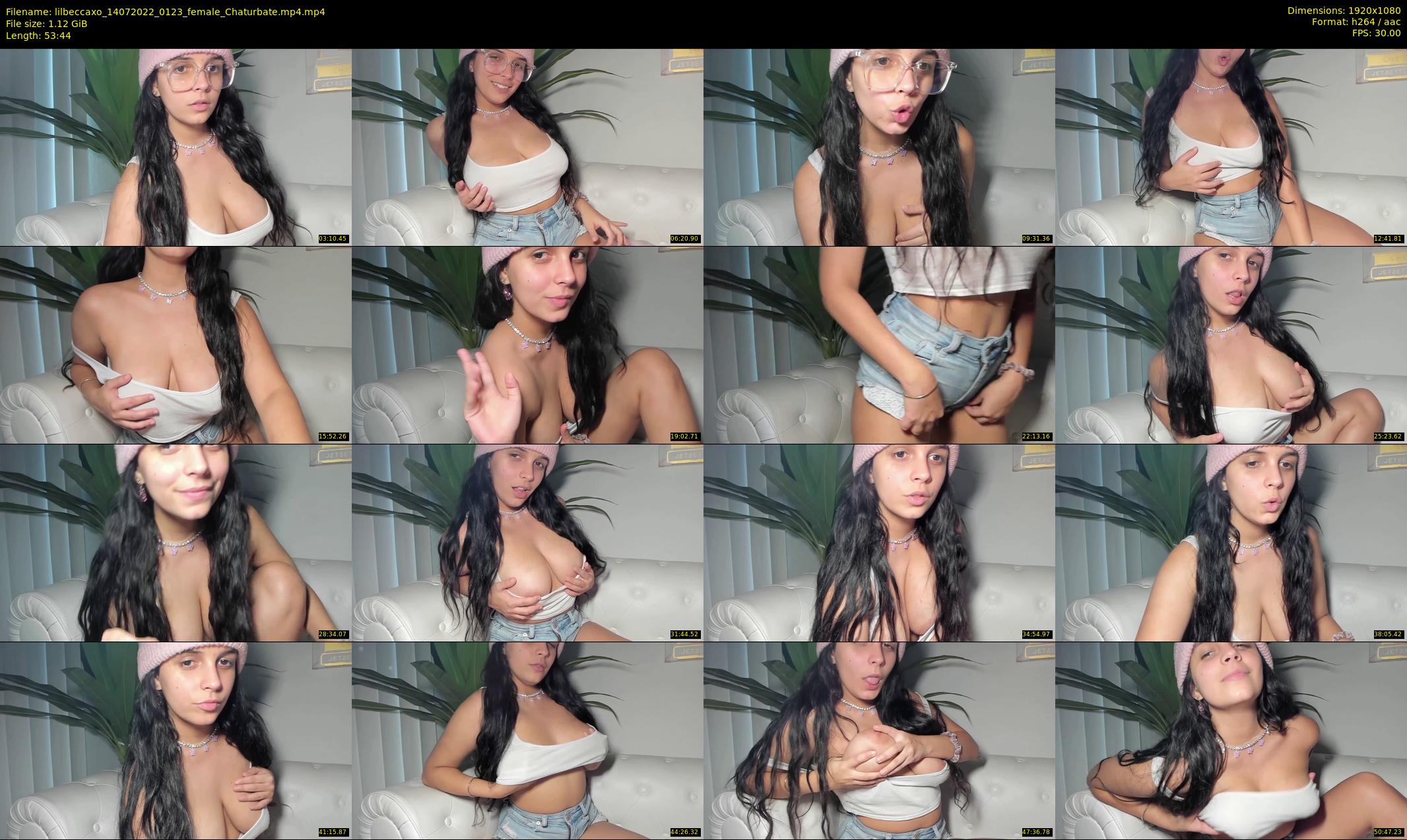 lilbeccaxo — 54 minute Chaturbate female cam show recording, 1080p, Jul 14, 2022