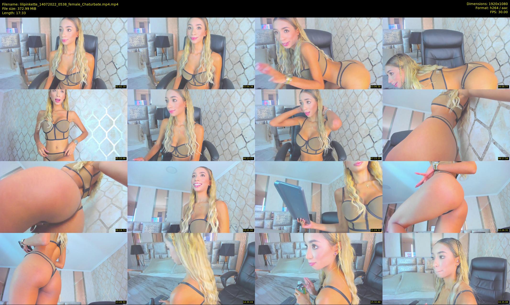 lilipinkette — 18 minute Chaturbate female cam show recording, 1080p, Jul 14, 2022