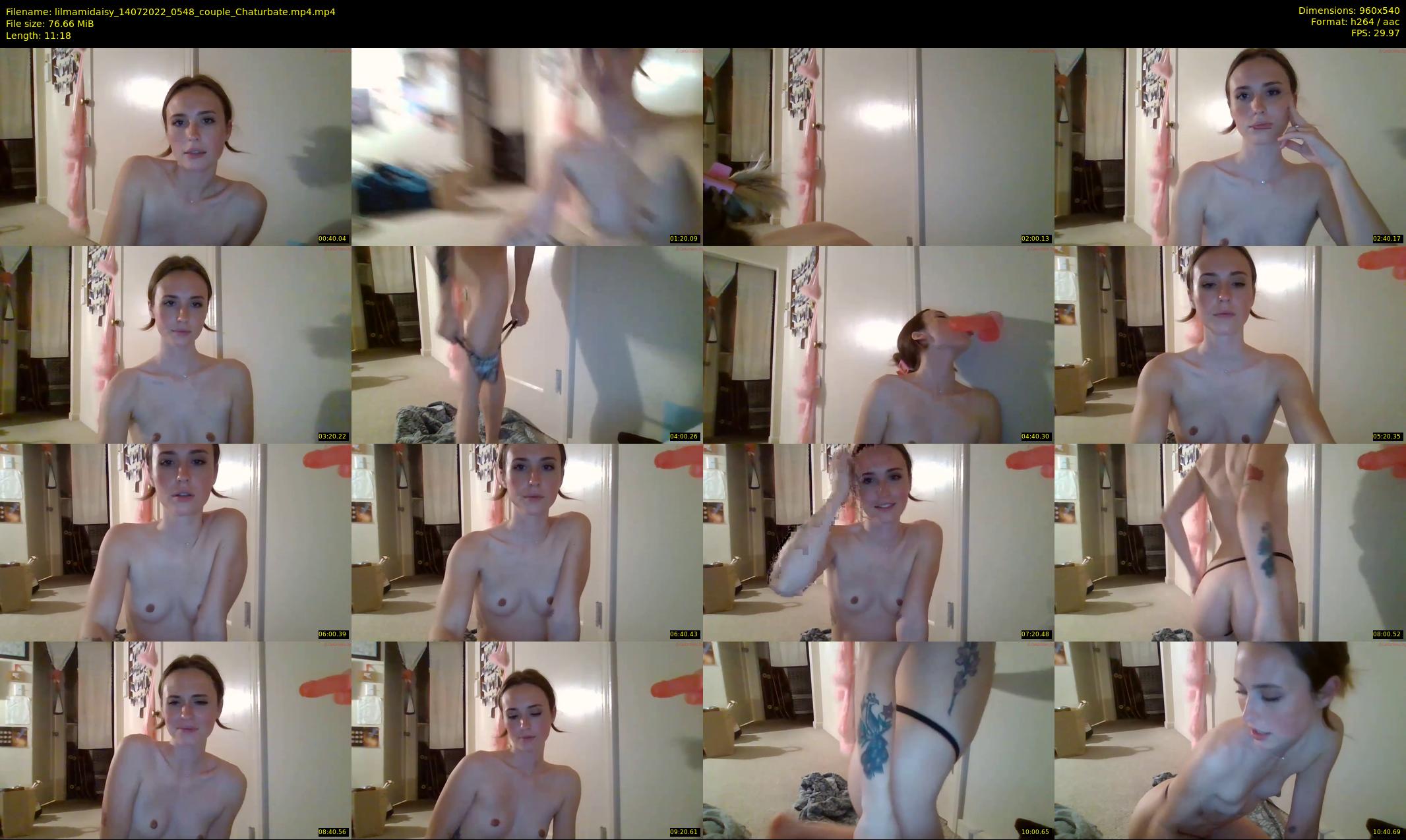 lilmamidaisy — 12 minute Chaturbate female cam show recording, 480p, Jul 14, 2022