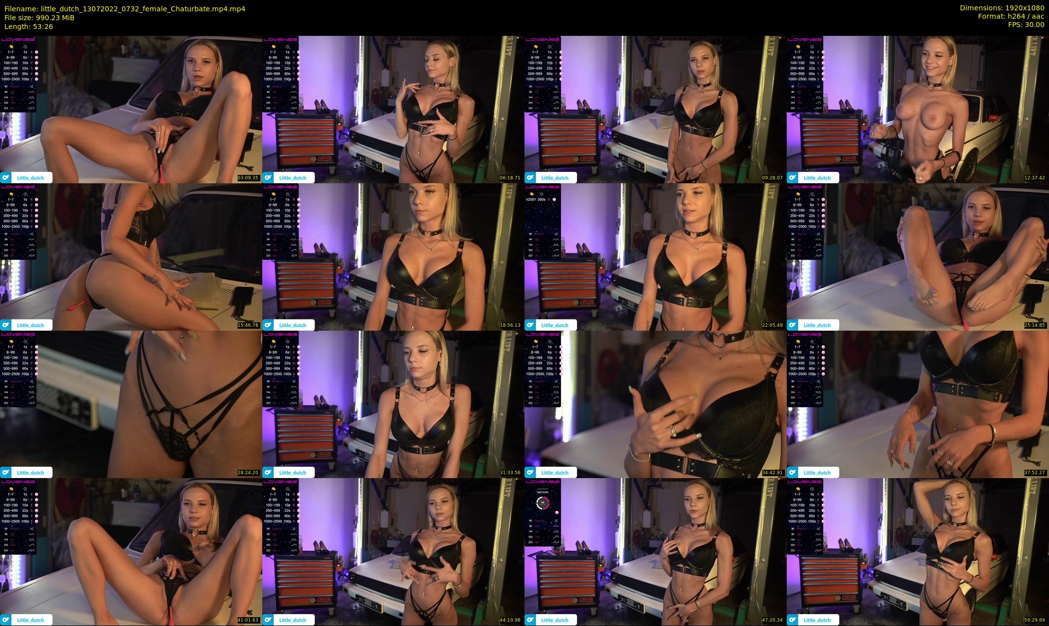 little_dutch — 54 minute Chaturbate female cam show recording, 1080p, Jul 13, 2022