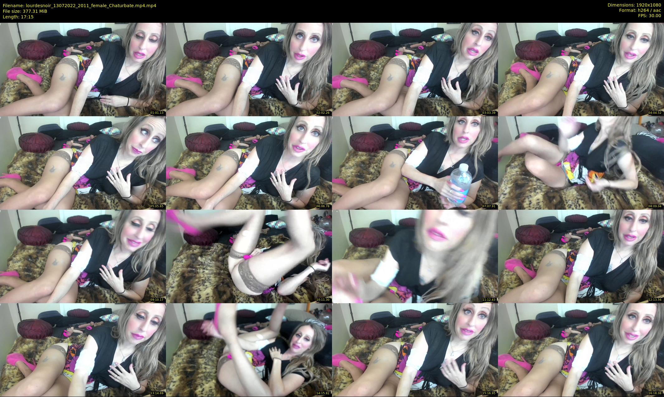 lourdesnoir — 18 minute Chaturbate female cam show recording, 1080p, Jul 13, 2022