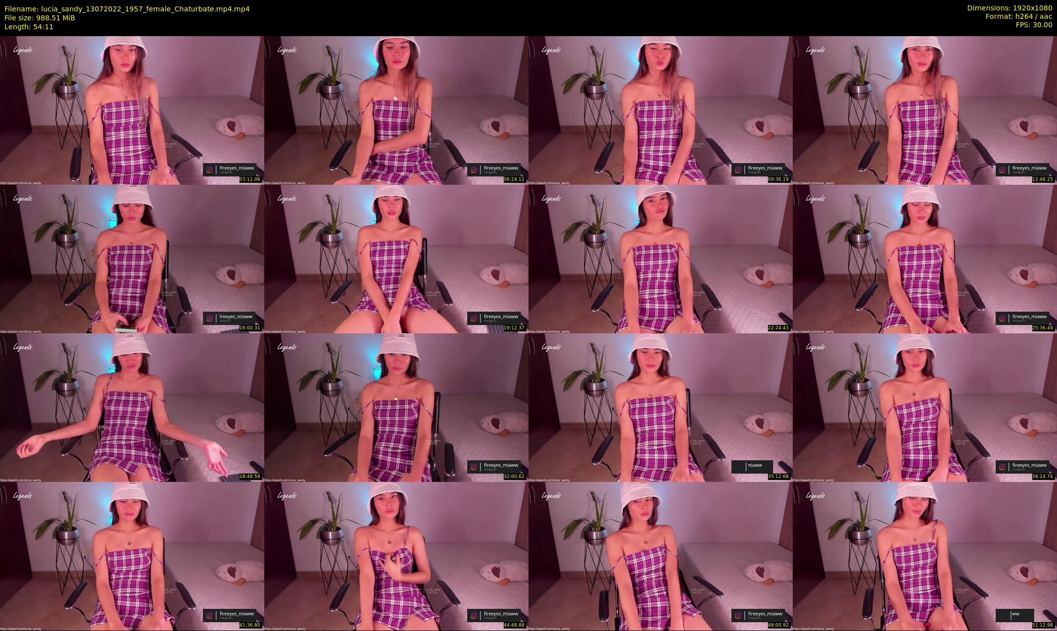 lucia_sandy — 55 minute Chaturbate female cam show recording, 1080p, Jul 13, 2022