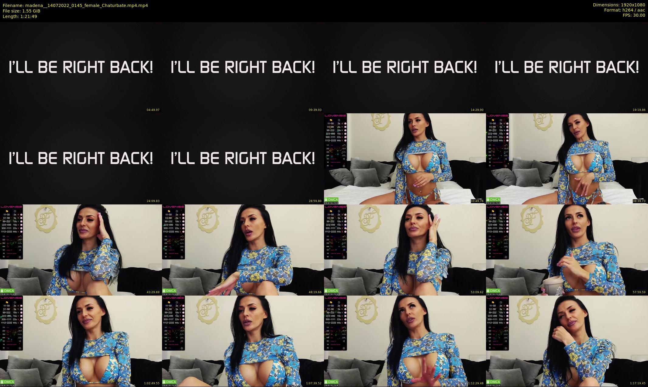 madena_ — 82 minute Chaturbate female cam show recording, 1080p, Jul 14, 2022