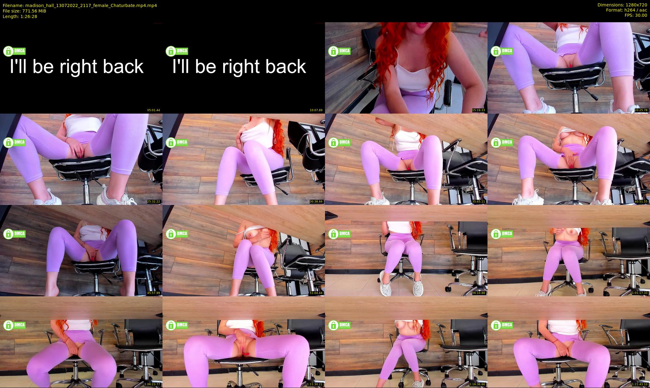 madison_hall — 87 minute Chaturbate female cam show recording, 720p, Jul 13, 2022