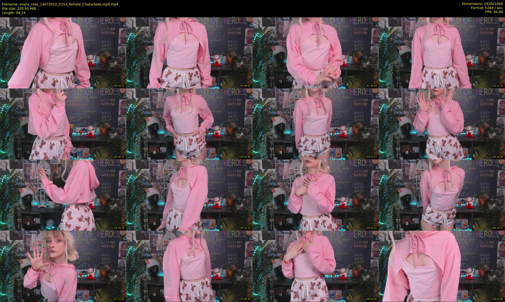 mana_rose — 10 minute Chaturbate female cam show recording, 1080p, Jul 14, 2022