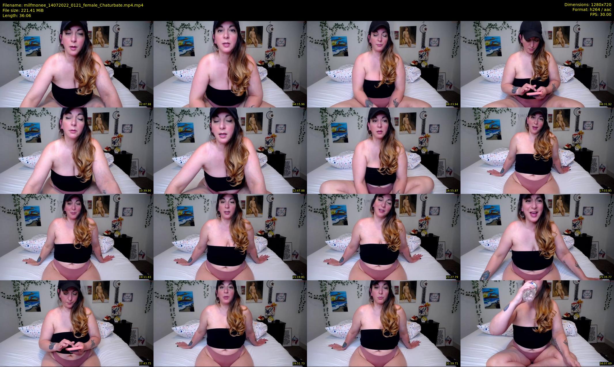 milfmonee — 37 minute Chaturbate female cam show recording, 720p, Jul 14, 2022
