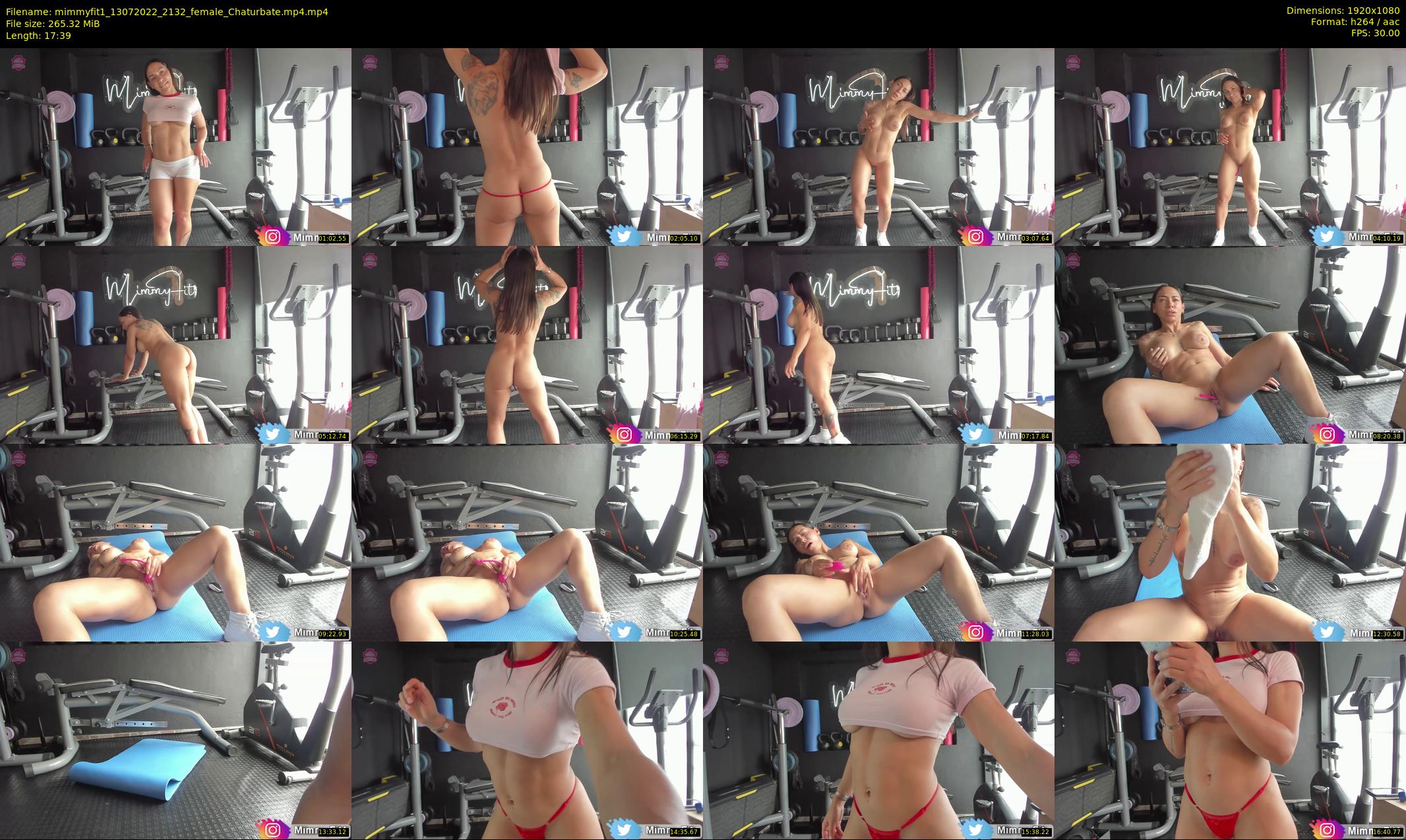 mimmyfit1 — 18 minute Chaturbate female cam show recording, 1080p, Jul 13, 2022