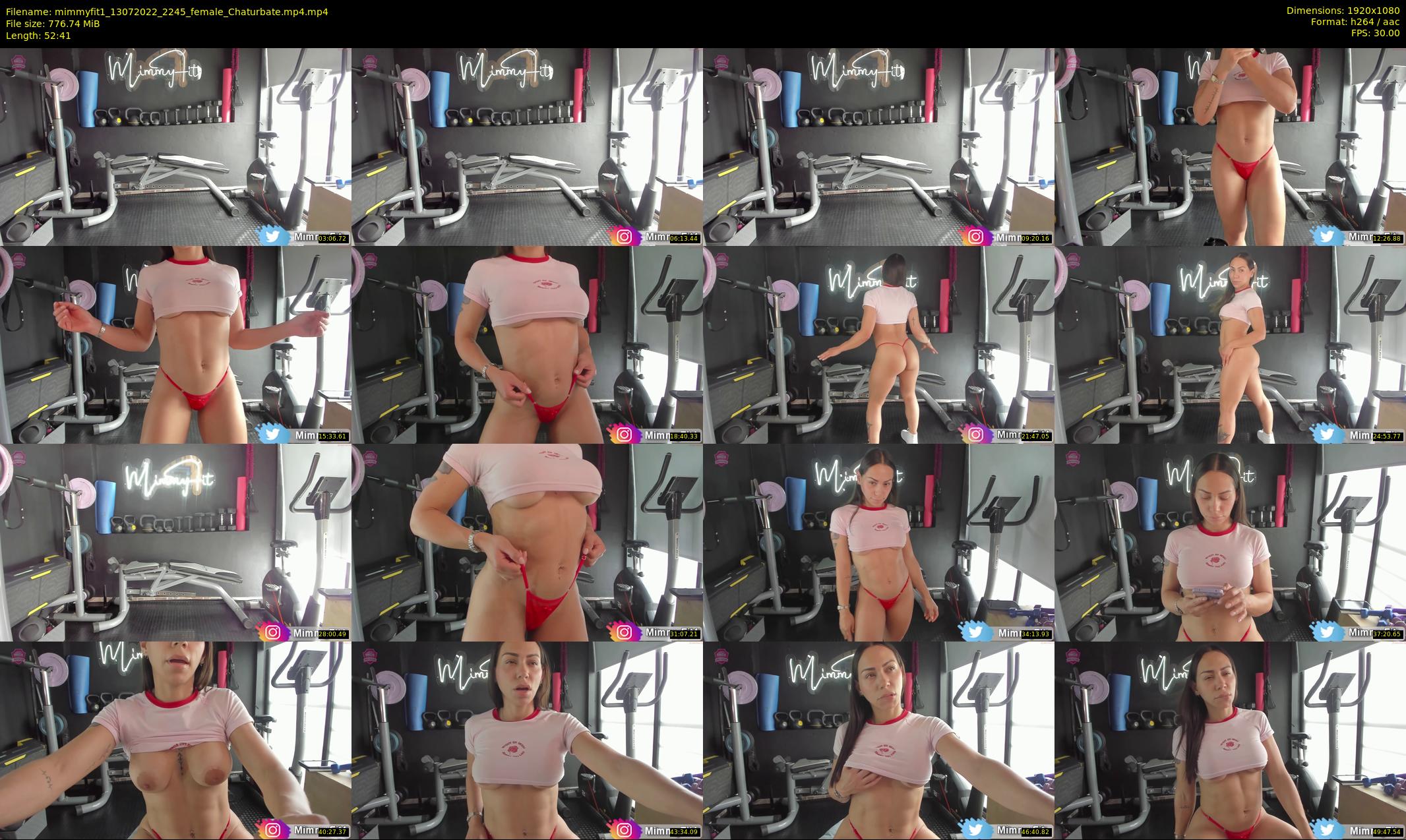 mimmyfit1 — 53 minute Chaturbate female cam show recording, 1080p, Jul 13, 2022