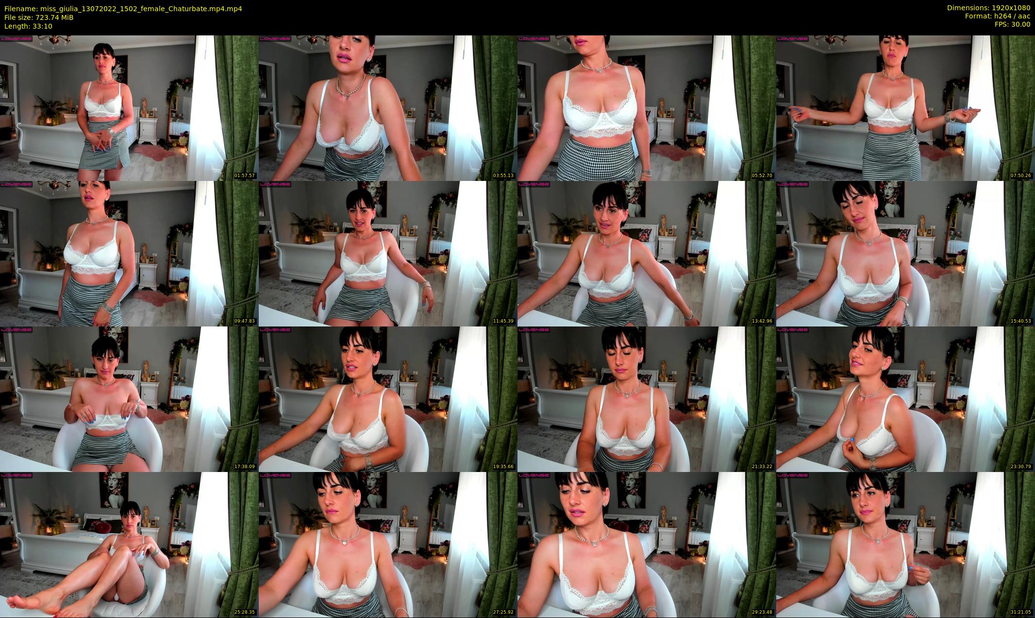 miss_giulia — 34 minute Chaturbate female cam show recording, 1080p, Jul 13, 2022
