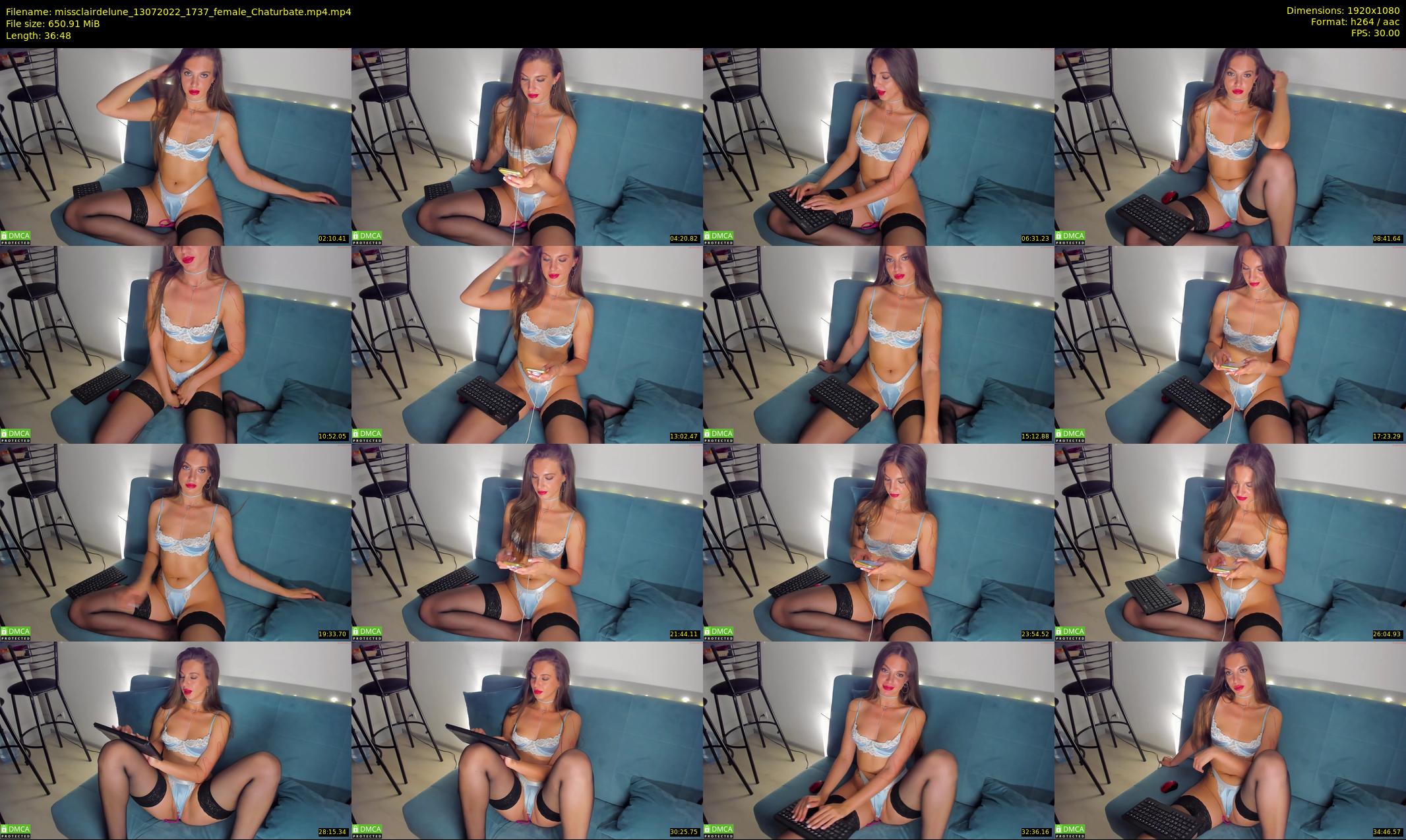 missclairdelune — 37 minute Chaturbate female cam show recording, 1080p, Jul 13, 2022