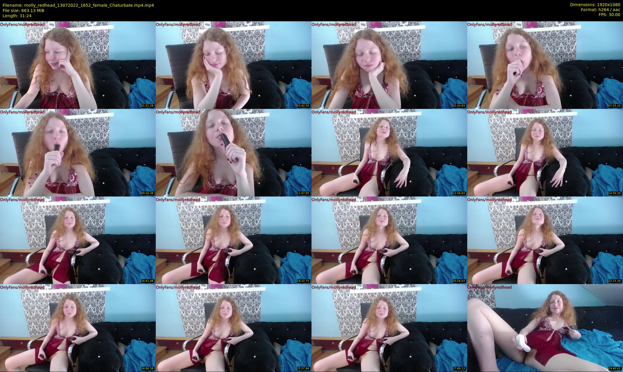 molly_redhead — 32 minute Chaturbate female cam show recording, 1080p, Jul 13, 2022