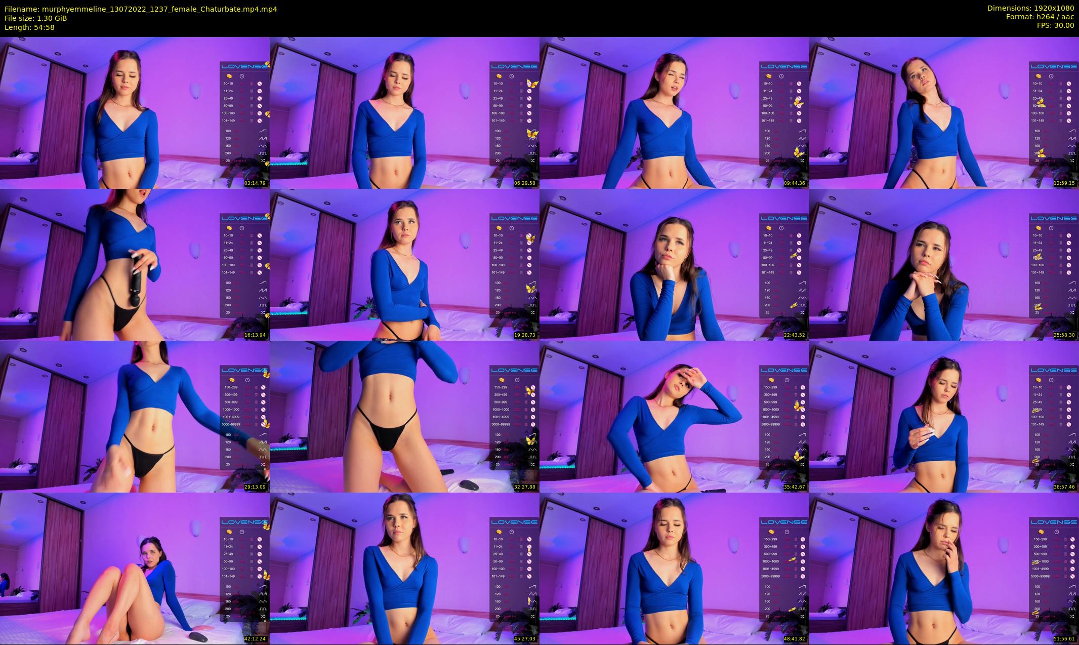 murphyemmeline — 55 minute Chaturbate female cam show recording, 1080p, Jul 13, 2022