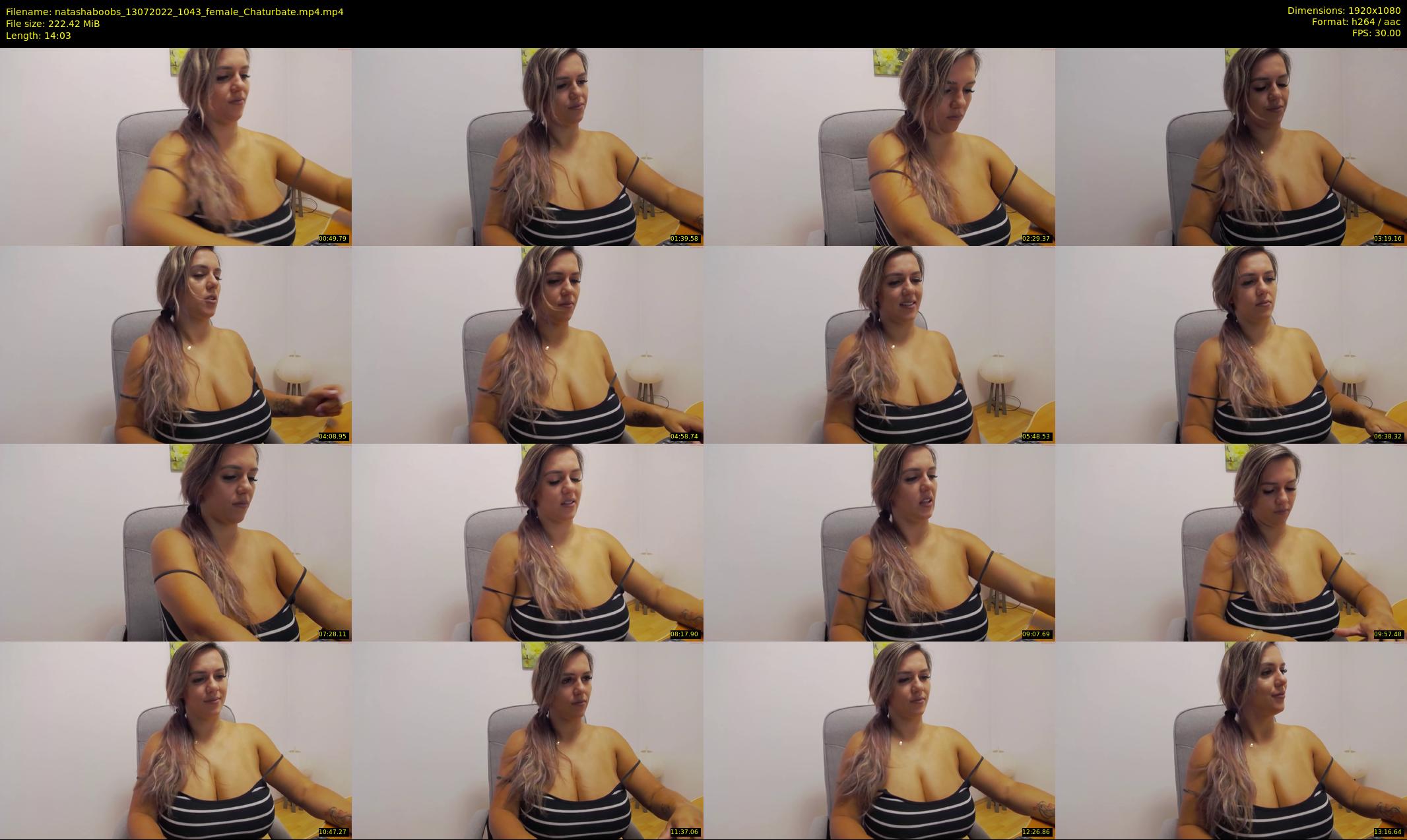 natashaboobs — 15 minute Chaturbate female cam show recording, 1080p, Jul 13, 2022