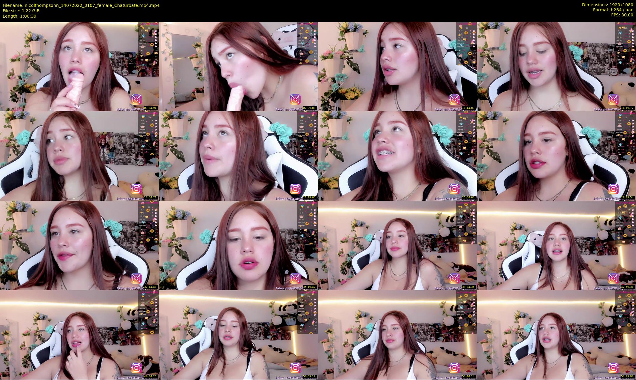nicolthompsonn — 61 minute Chaturbate female cam show recording, 1080p, Jul 14, 2022