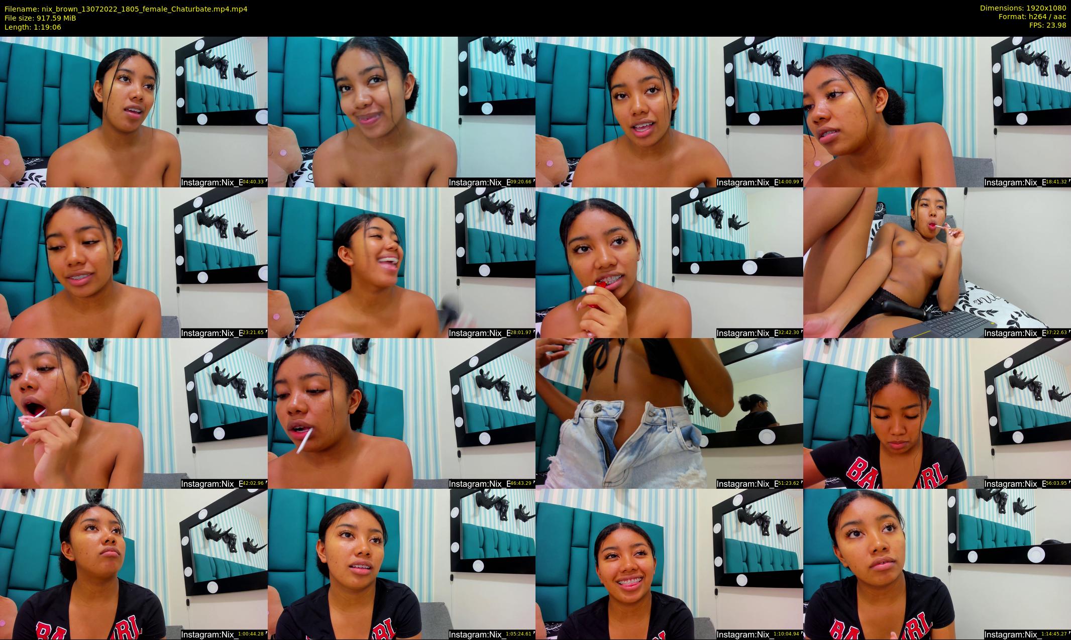 nix_brown — 80 minute Chaturbate female cam show recording, 1080p, Jul 13, 2022