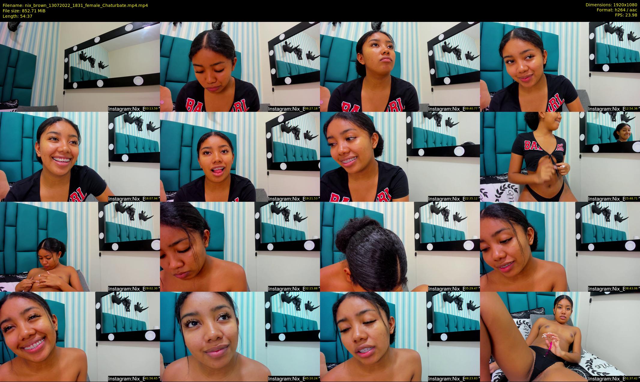 nix_brown — 55 minute Chaturbate female cam show recording, 1080p, Jul 13, 2022