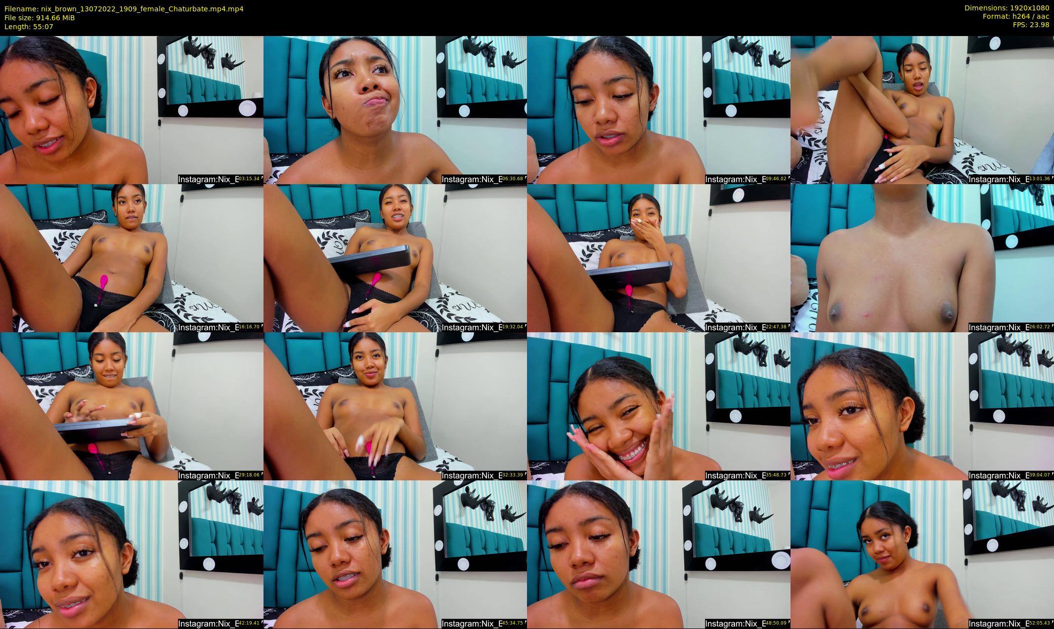 nix_brown — 56 minute Chaturbate female cam show recording, 1080p, Jul 13, 2022
