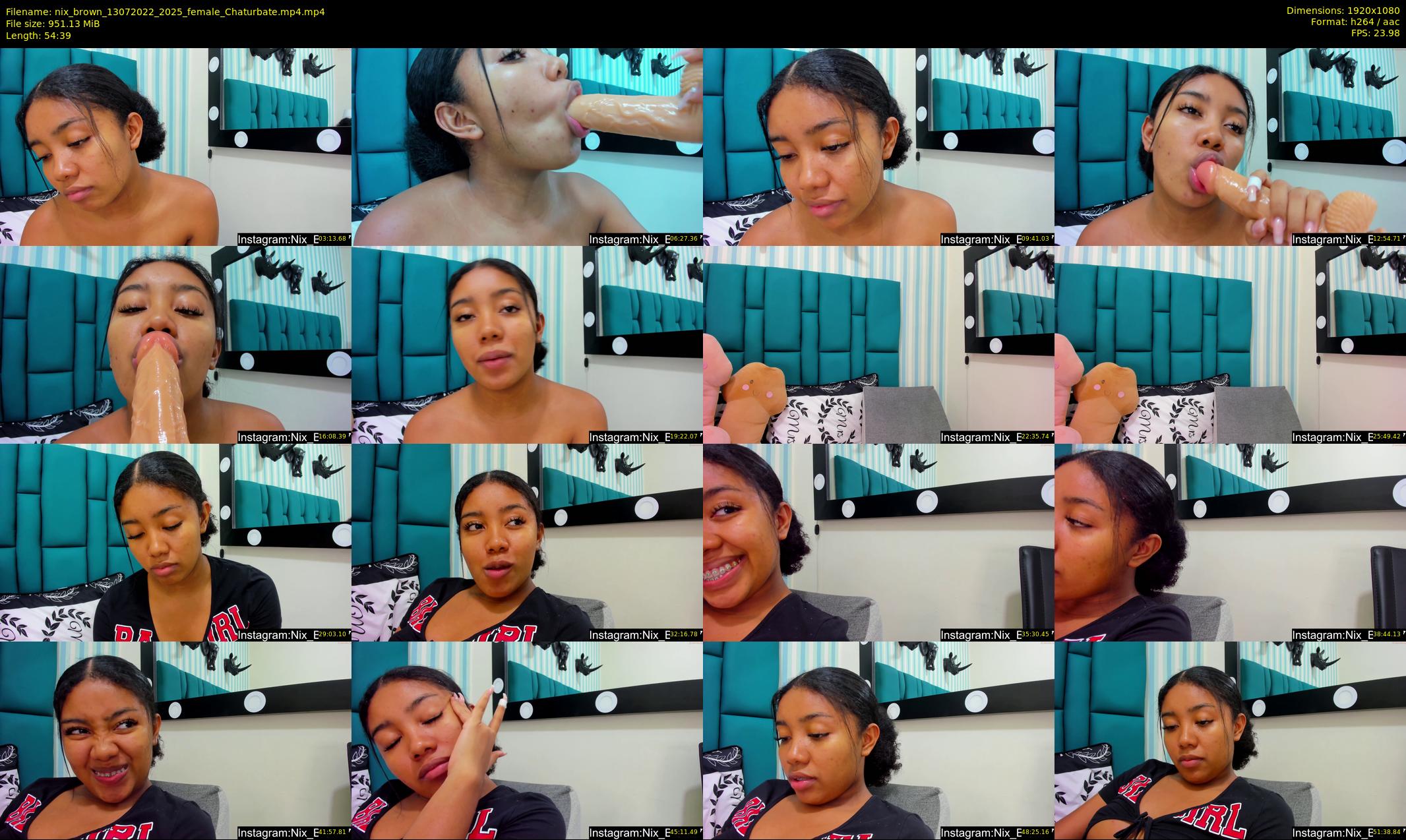 nix_brown — 55 minute Chaturbate female cam show recording, 1080p, Jul 13, 2022