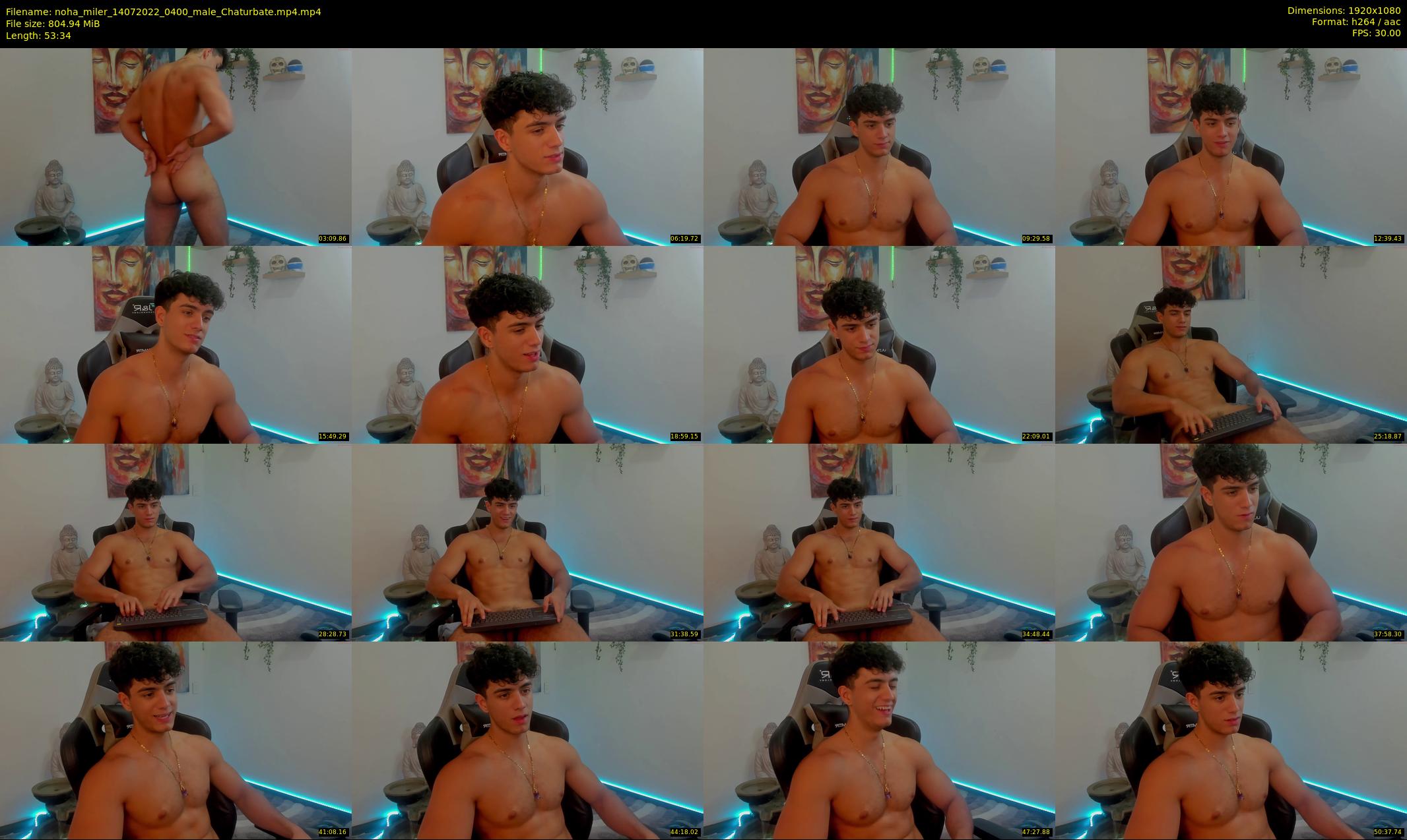 noha_miler — 54 minute Chaturbate male cam show recording, 1080p, Jul 14, 2022