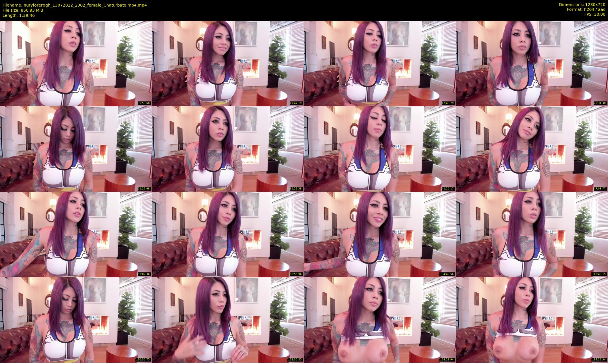 nuryforerogh — 100 minute Chaturbate female cam show recording, 720p, Jul 13, 2022