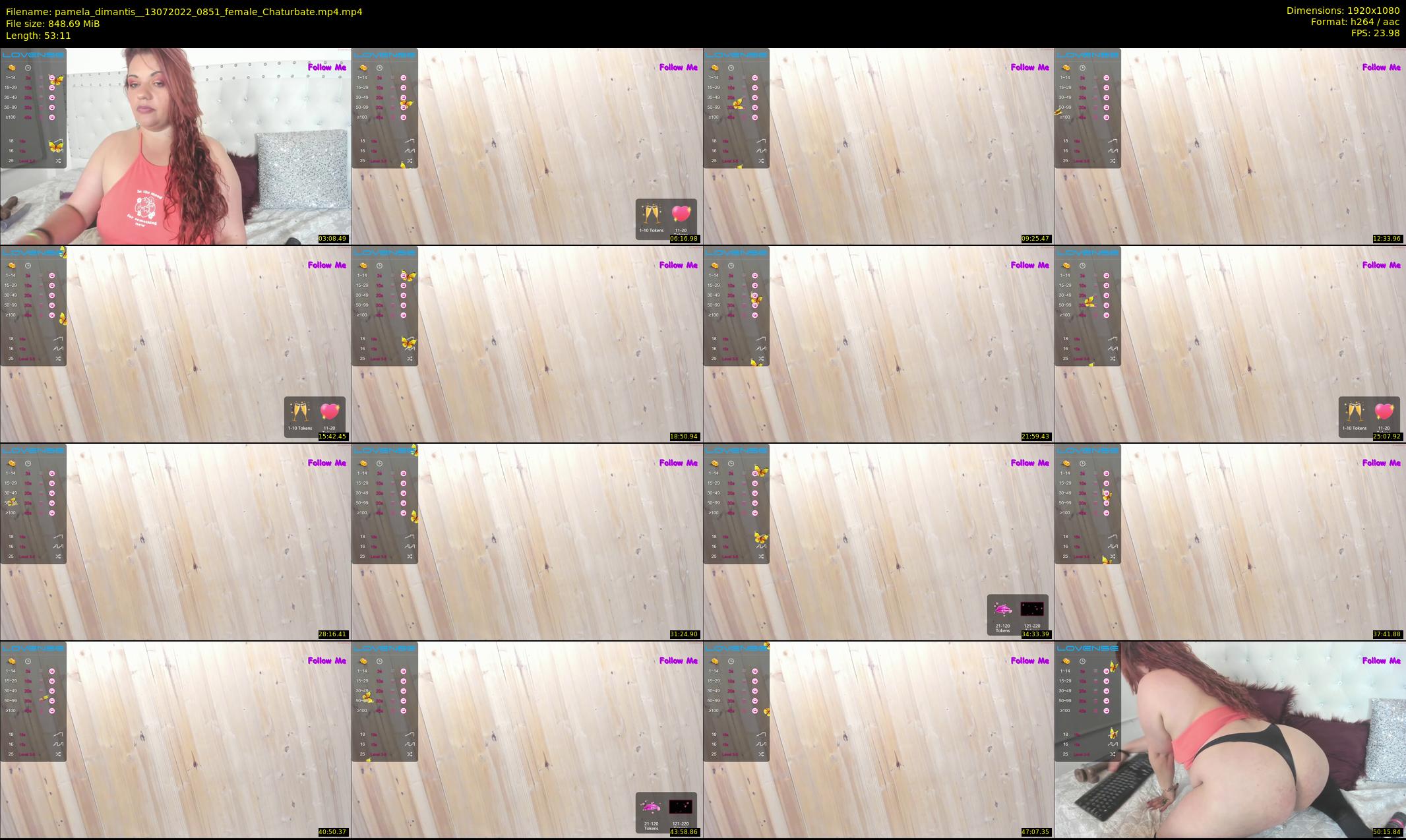 pamela_dimantis_ — 54 minute Chaturbate female cam show recording, 1080p, Jul 13, 2022