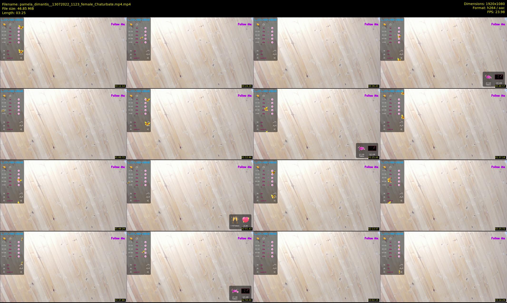 pamela_dimantis_ — 4 minute Chaturbate female cam show recording, 1080p, Jul 13, 2022