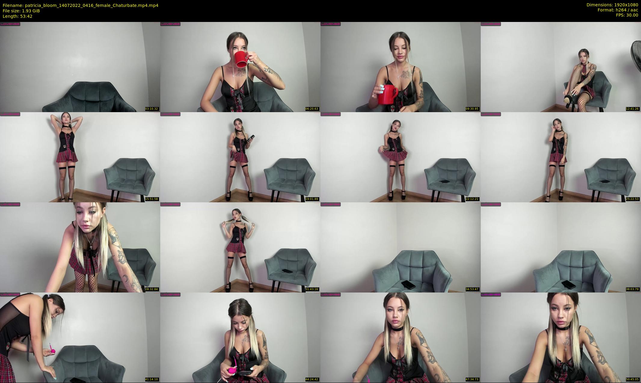 patricia_bloom — 54 minute Chaturbate female cam show recording, 1080p, Jul 14, 2022